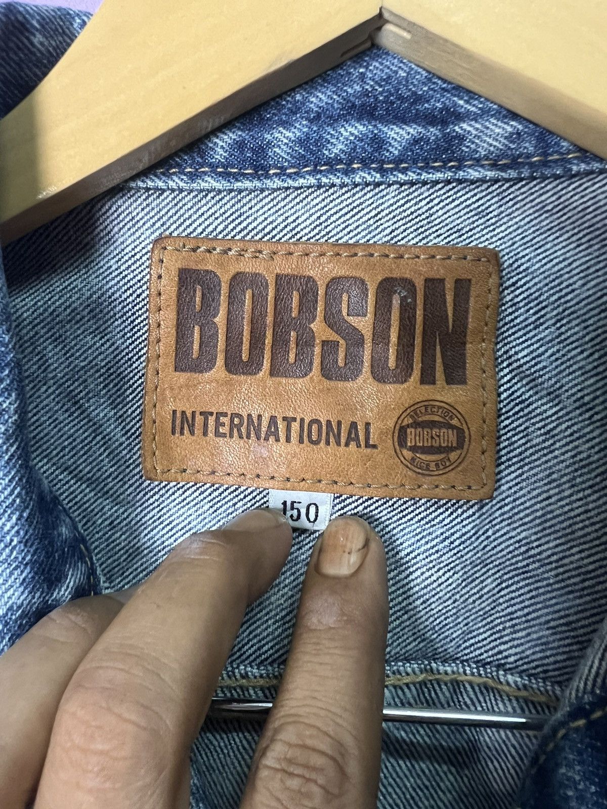 Japanese Brand 🔥Acid Wash Bobson Super Street Trucker Denim Size US S / EU 44-46 / 1 - 14 Thumbnail