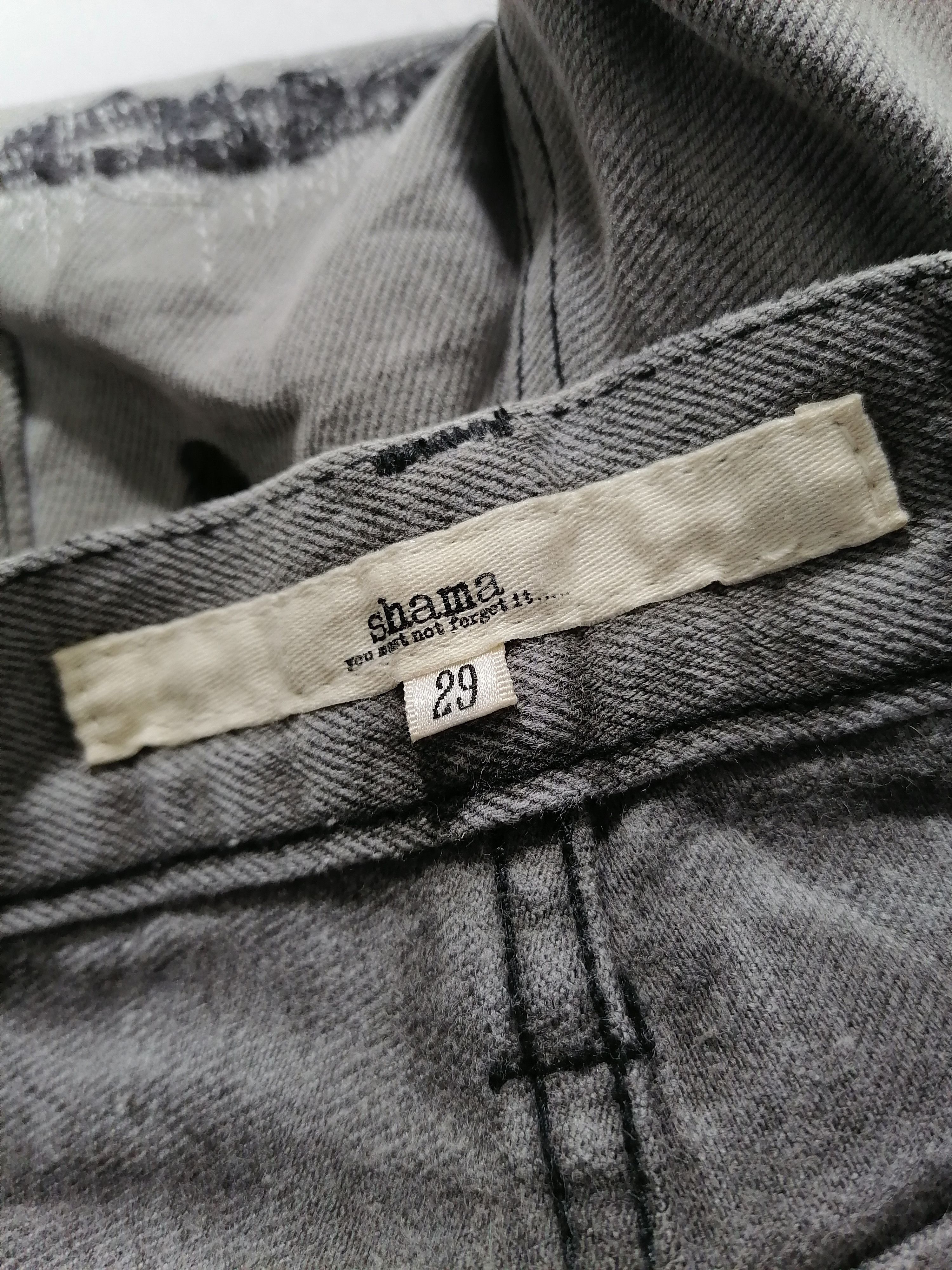 Japanese Brand Shama Out Curved Denim Jeans Size US 34 / EU 50 - 6 Thumbnail