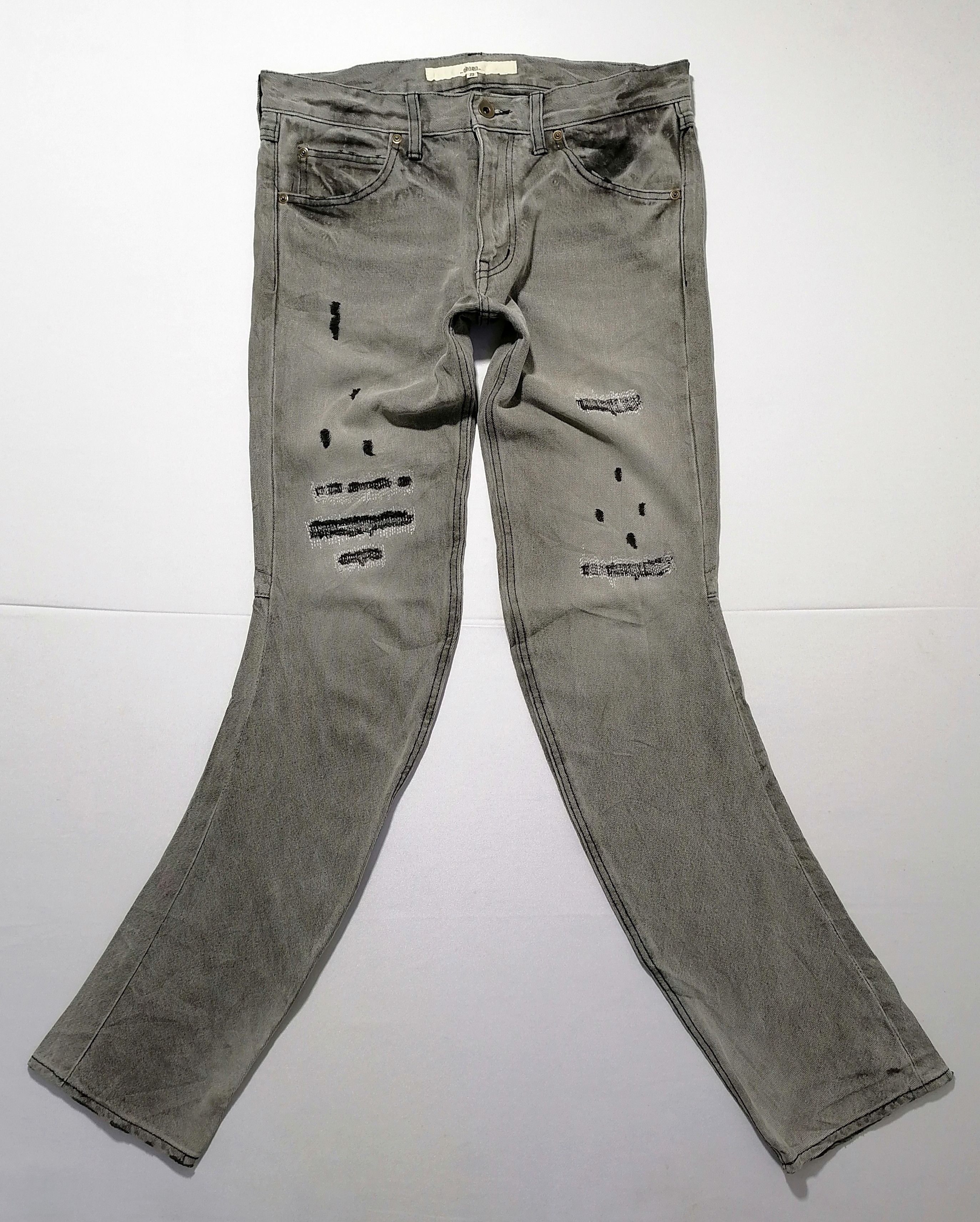 Japanese Brand Shama Out Curved Denim Jeans Size US 34 / EU 50 - 1 Thumbnail