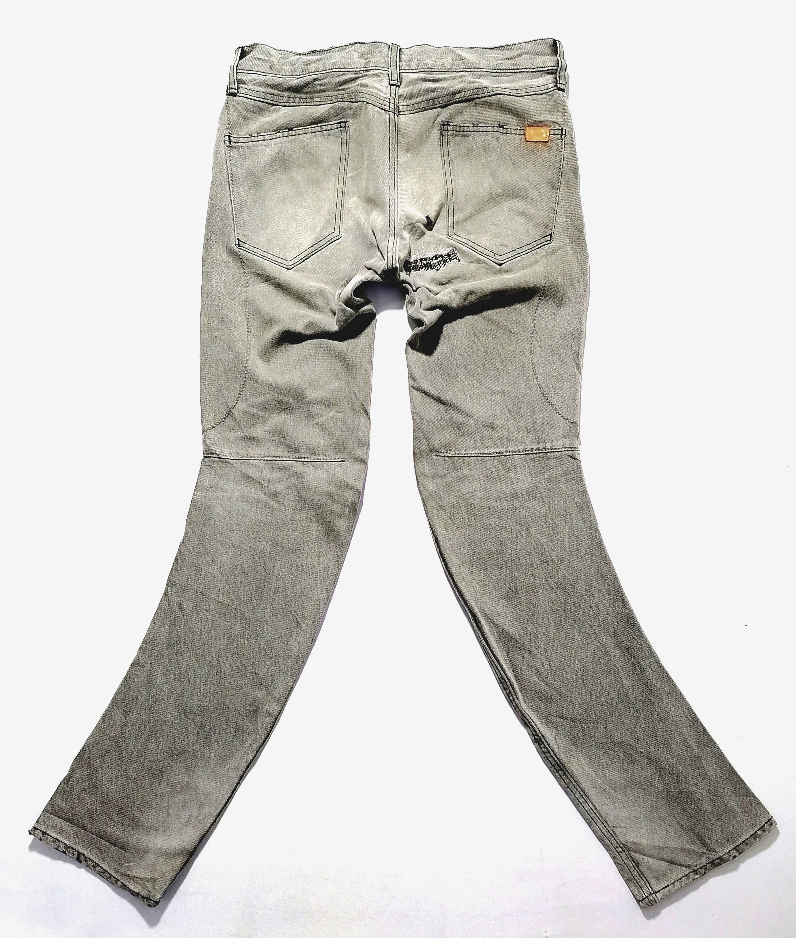 Japanese Brand Shama Out Curved Denim Jeans Size US 34 / EU 50 - 2 Thumbnail
