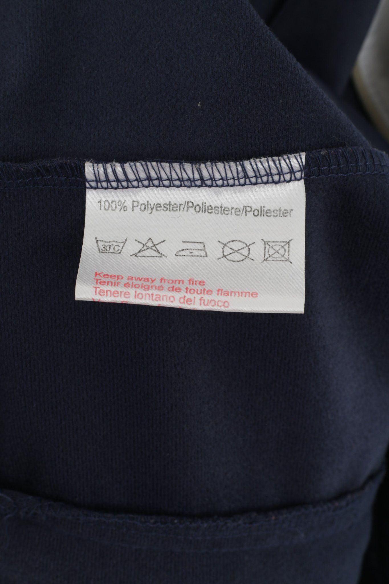 Umbro × Vintage Umbro Men XL Sweatshirt Navy White Shiny Full Zipper 5242 Size US XL / EU 56 / 4 - 5 Thumbnail
