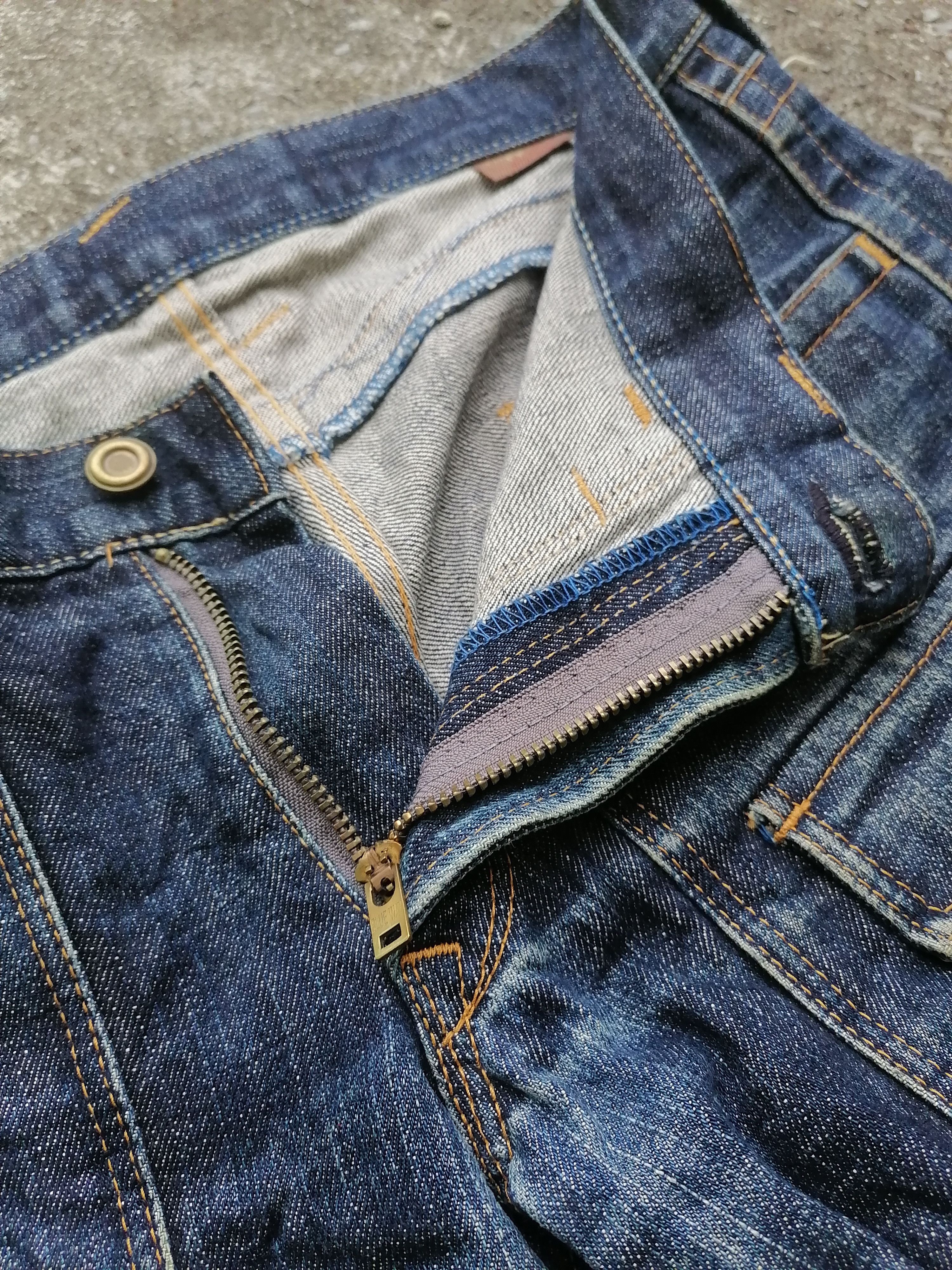 Japanese Brand Blue Way Bush Pants Denim Jeans Size US 33 - 4 Thumbnail