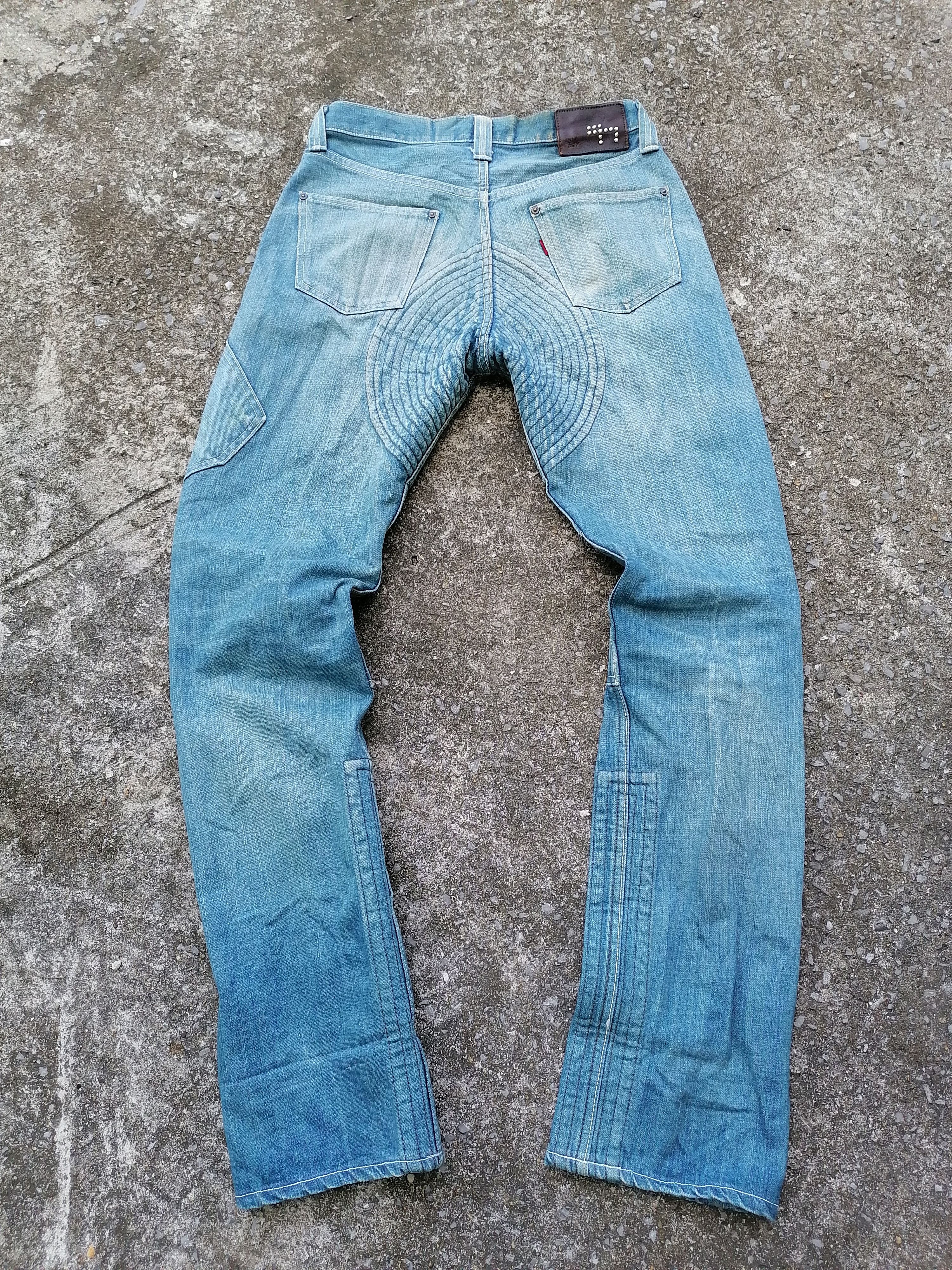 Japanese Brand LAF Rough Laugh Nice Design Denim Jeans Size US 32 / EU 48 - 1 Thumbnail