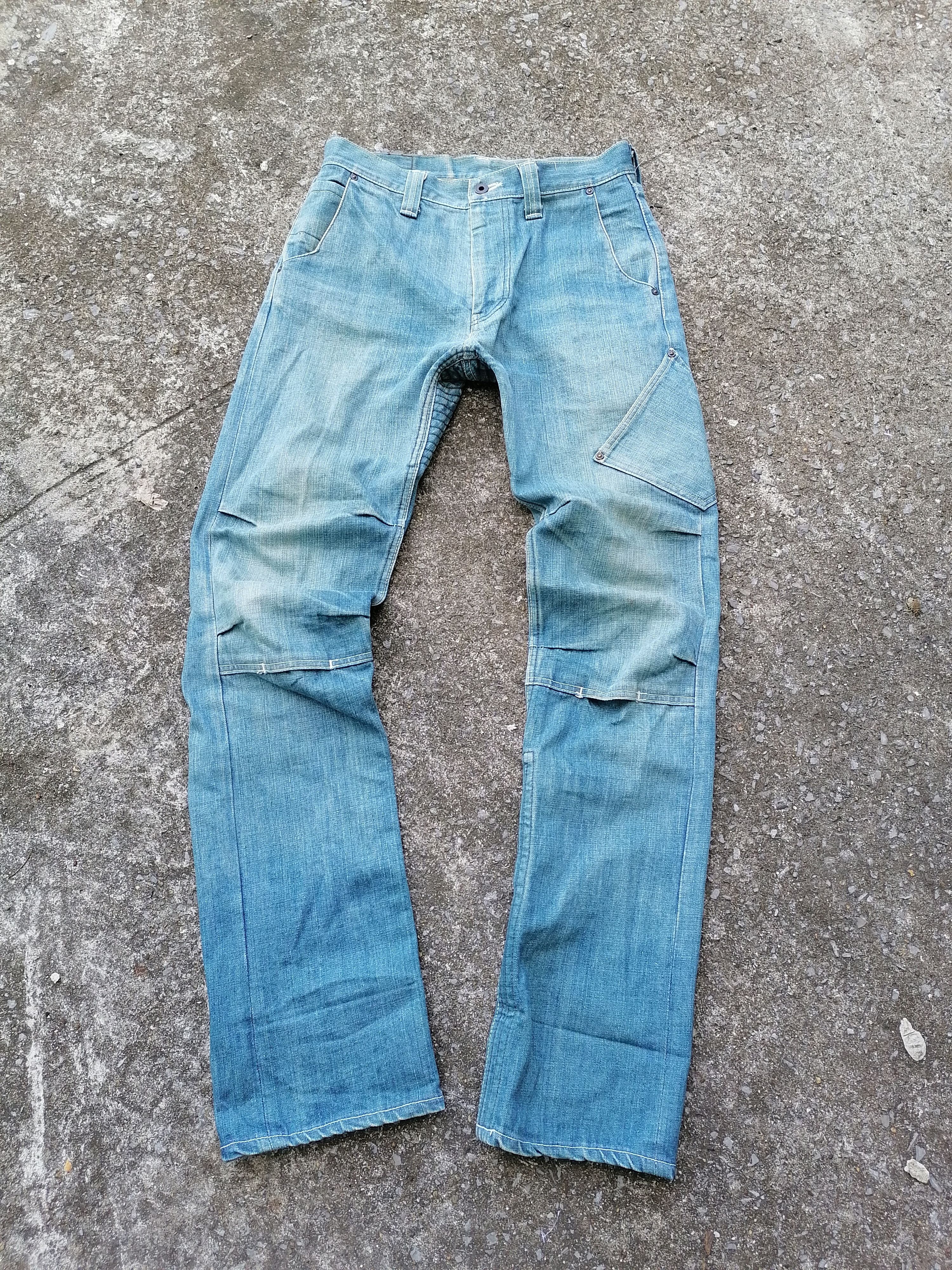 Japanese Brand LAF Rough Laugh Nice Design Denim Jeans Size US 32 / EU 48 - 2 Thumbnail