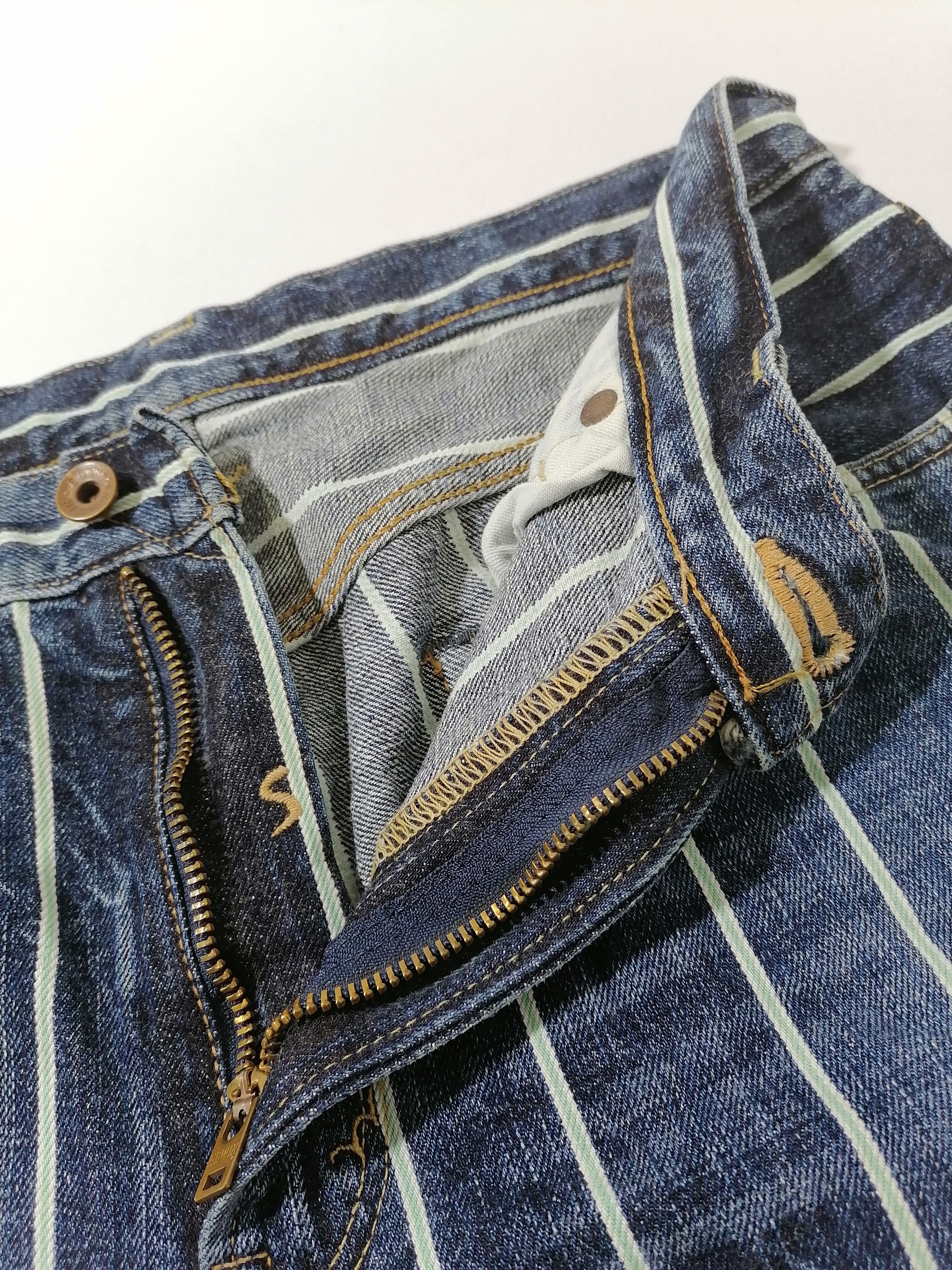 パンツ archive fade design grange denim edwin Edwin Grand Blue Selvedge Denim Jeans