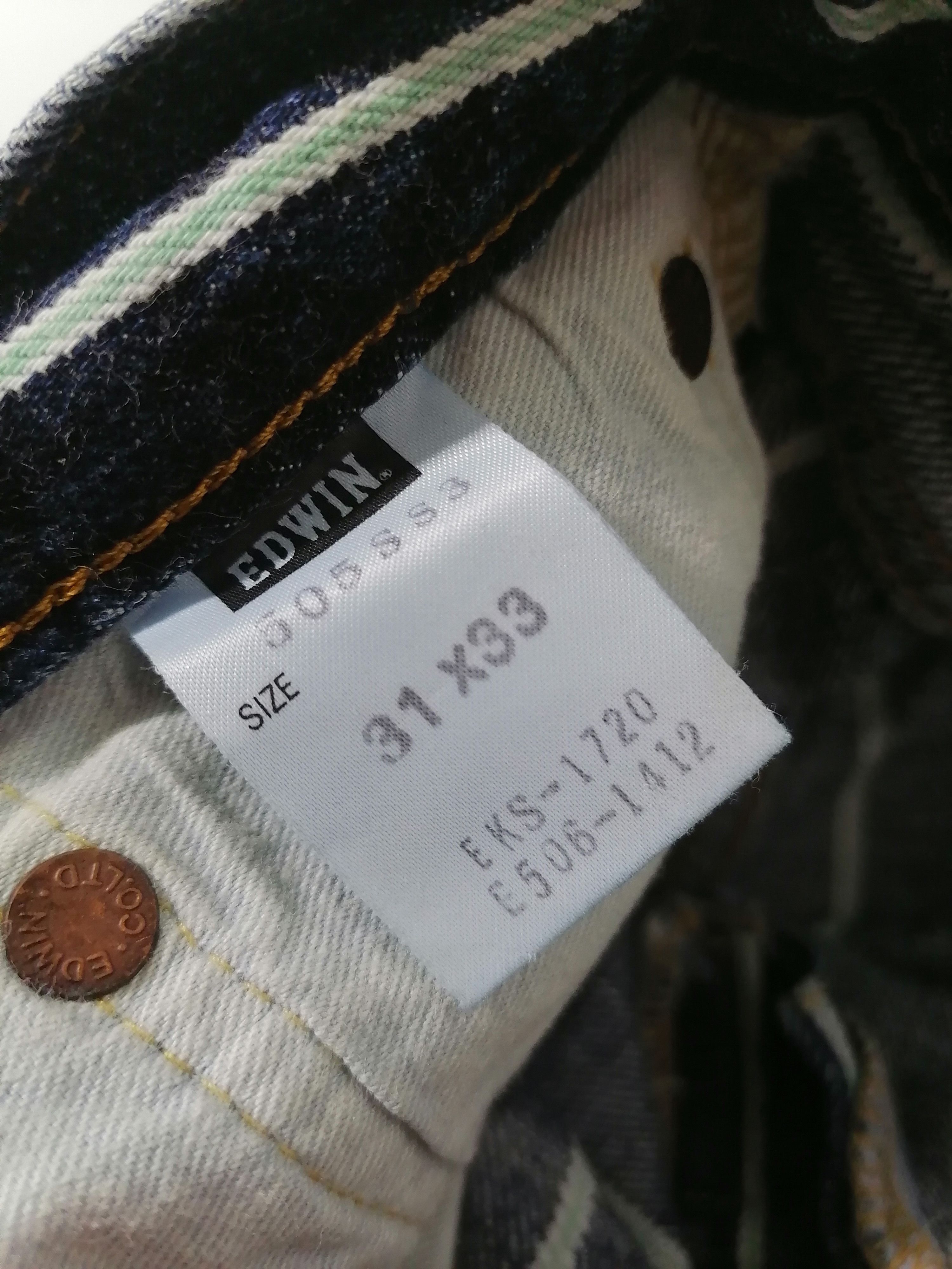Edwin × Japanese Brand Edwin Grand Blue Selvedge Denim Jeans Size US 33 - 8 Thumbnail