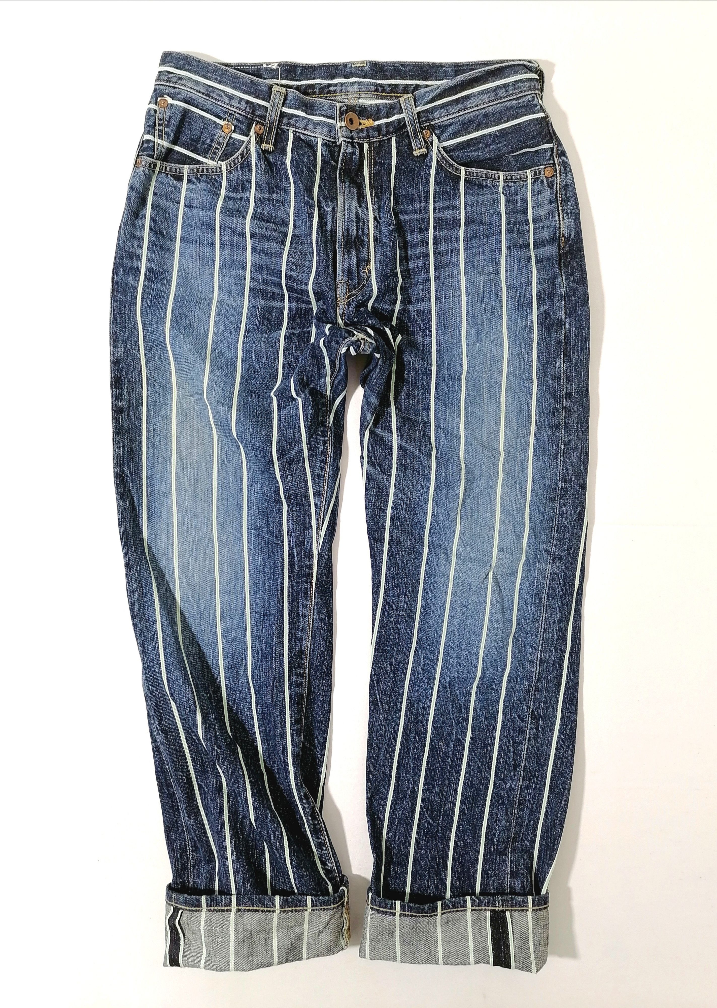 Edwin × Japanese Brand Edwin Grand Blue Selvedge Denim Jeans Size US 33 - 1 Thumbnail