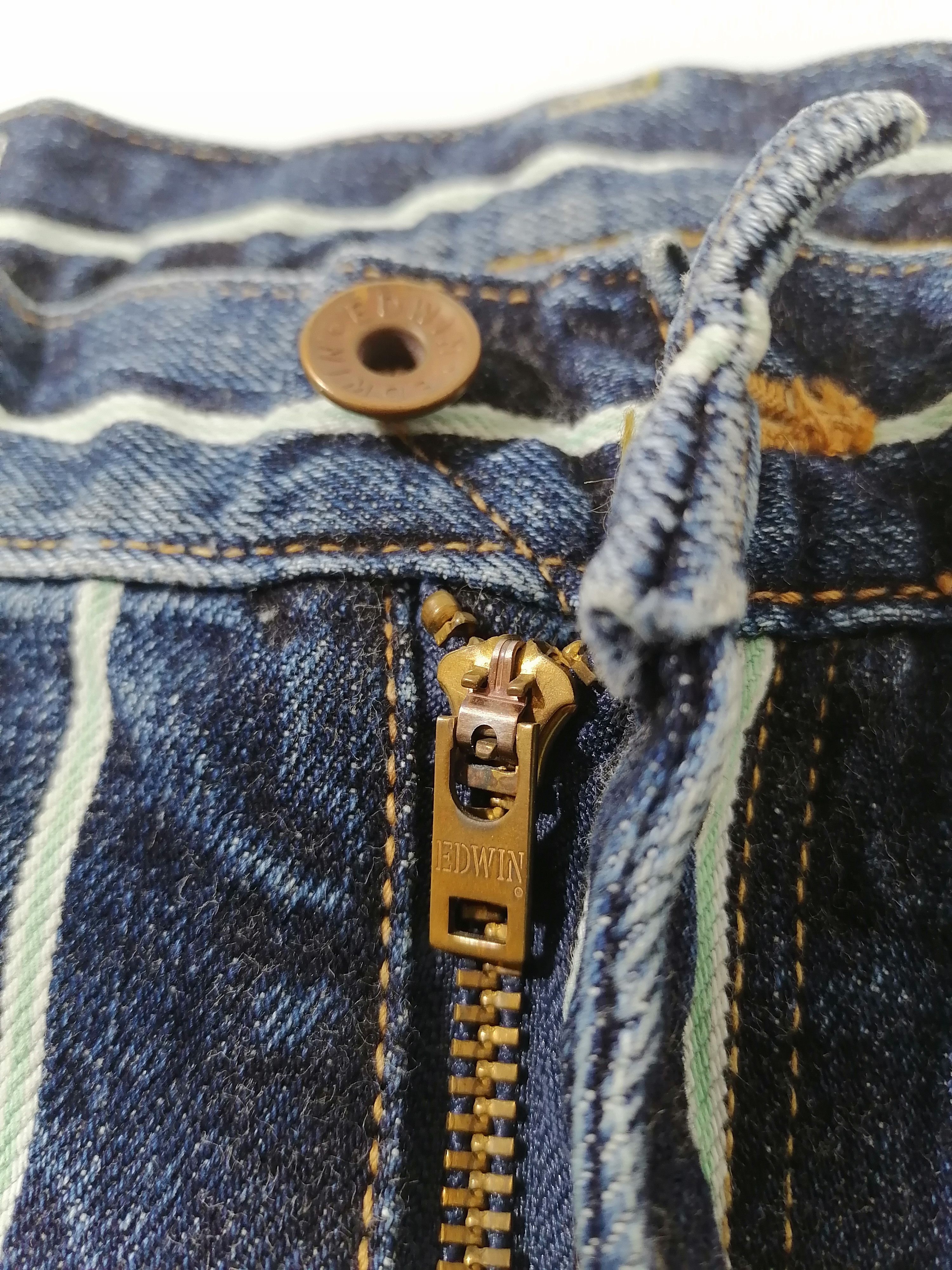 Edwin × Japanese Brand Edwin Grand Blue Selvedge Denim Jeans Size US 33 - 5 Thumbnail