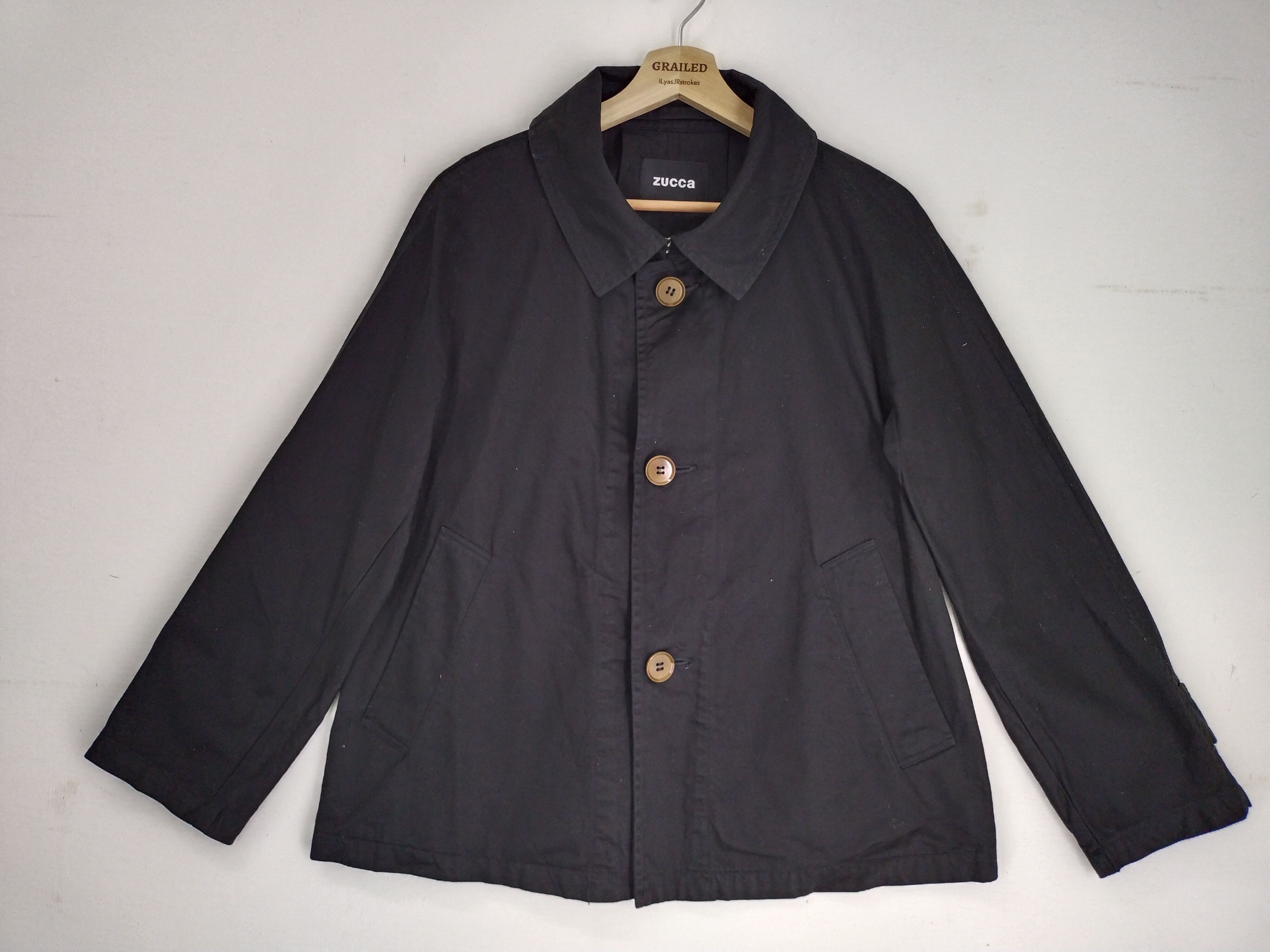 ジャケット・アウター 00s archive cabane de zucca 買うファッション - 00s cabane de zucca 変形ジップ ダブル
