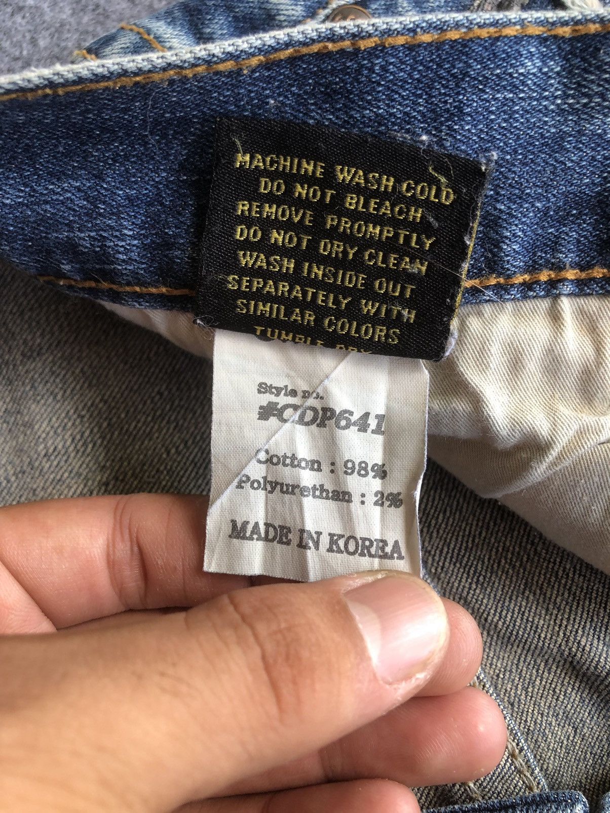 Japanese Brand Hype‼️Y2K🔥CLOUD72🔥Distressed jeansChrome Heart Design Size US 30 / EU 46 - 7 Thumbnail