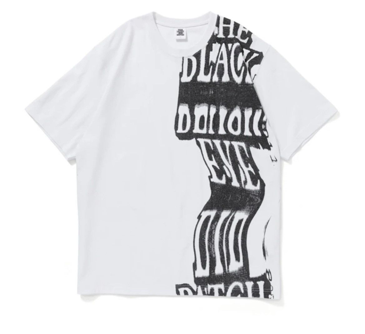 image of Black Eye Patch The Blackeyepatch Glitch Tee in White, Men's (Size Medium)