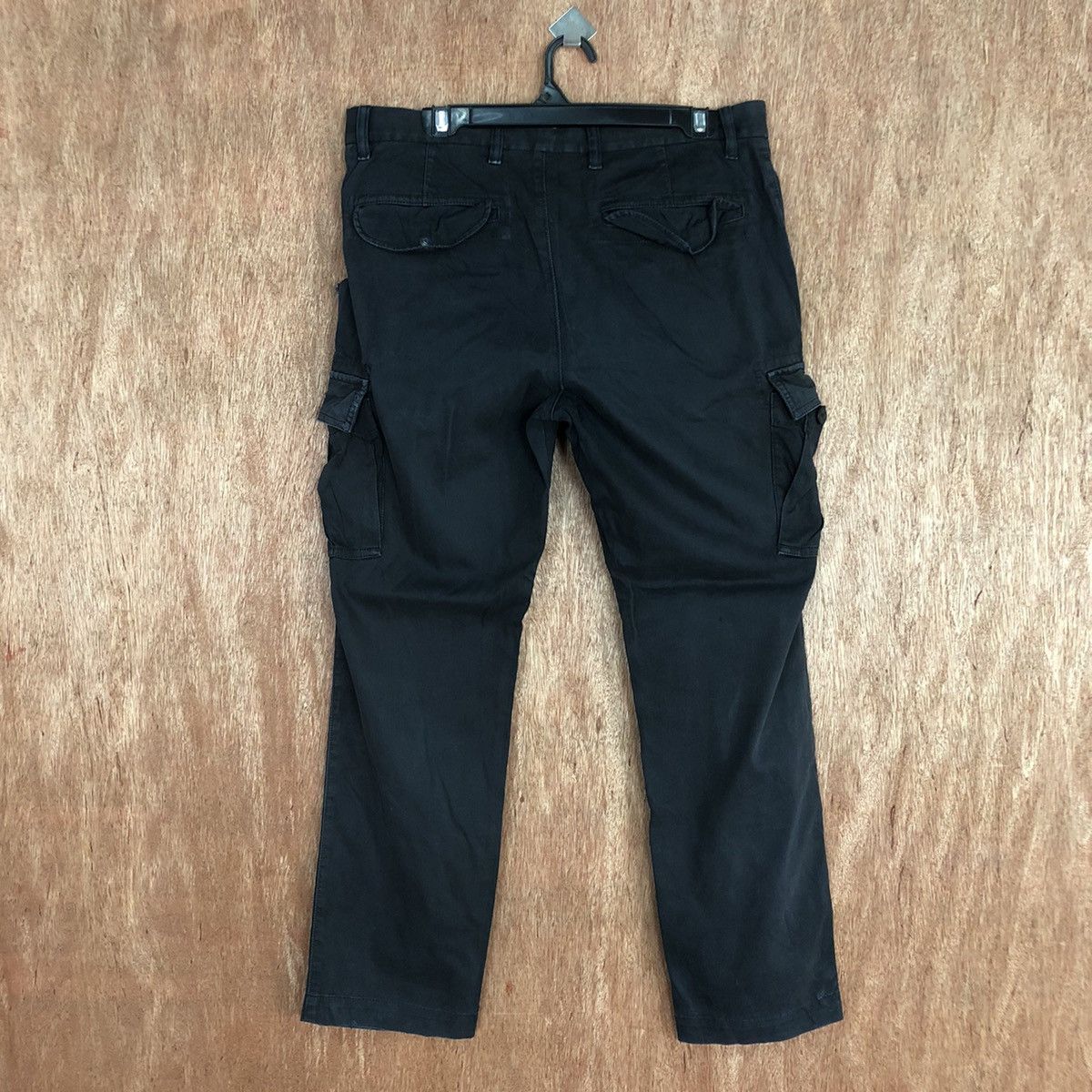 Japanese Brand D Uniqlo Black Multipocket Cargo Pants #2632 Size US 32 / EU 48 - 9 Thumbnail