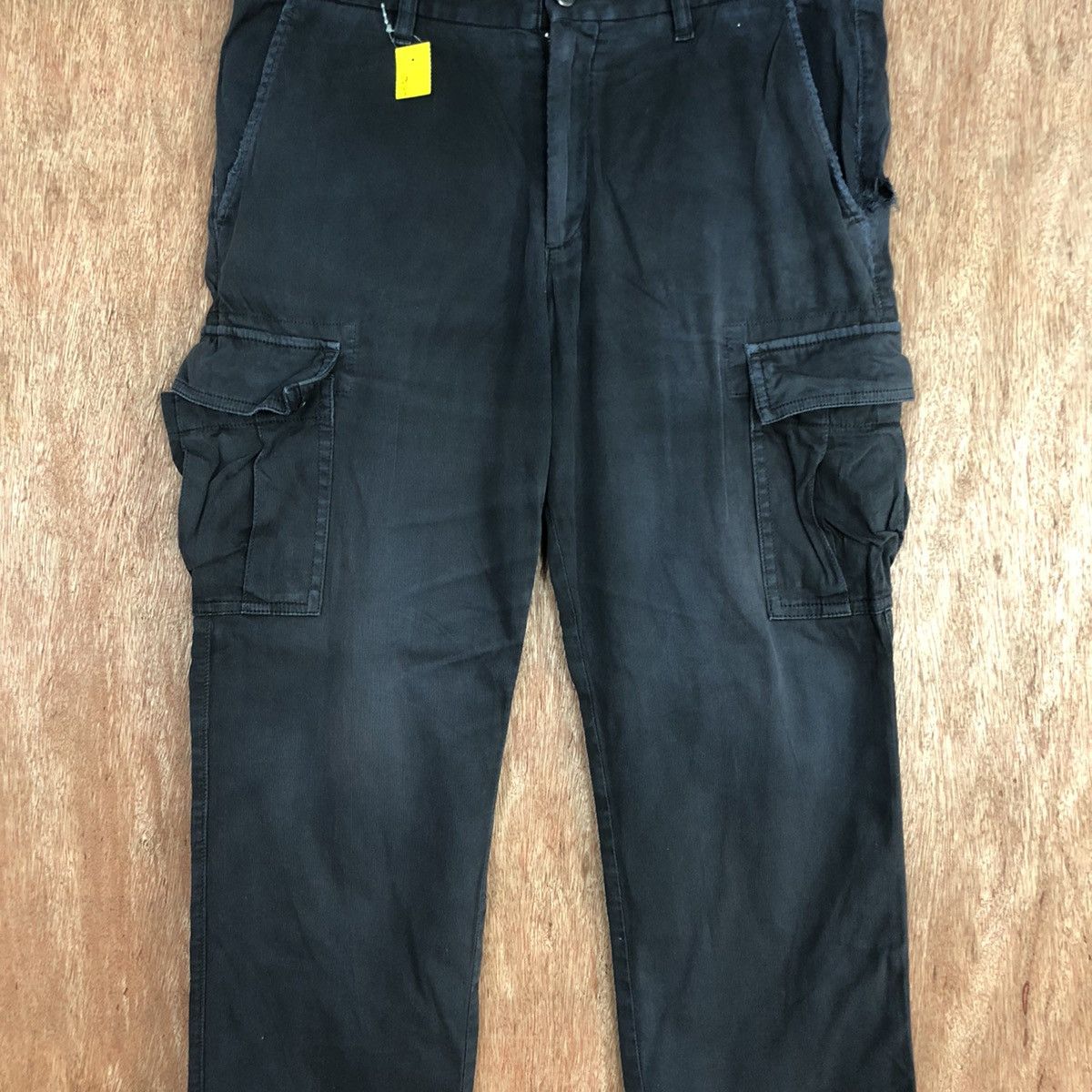 Japanese Brand D Uniqlo Black Multipocket Cargo Pants #2632 Size US 32 / EU 48 - 4 Thumbnail