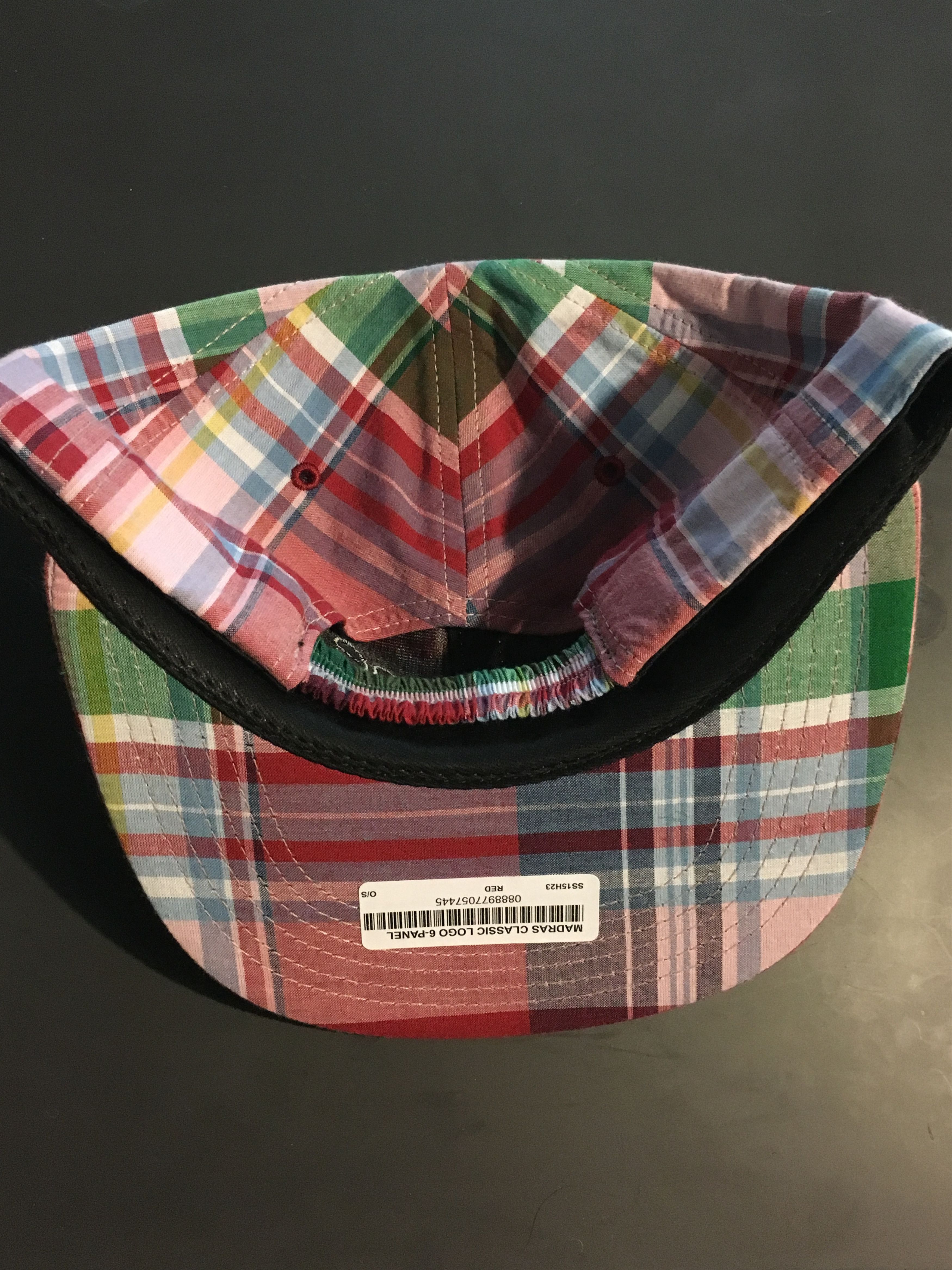 Supreme Supreme Madras Classic Logo 6 Panel SS15 Red Size ONE SIZE - 2 Thumbnail