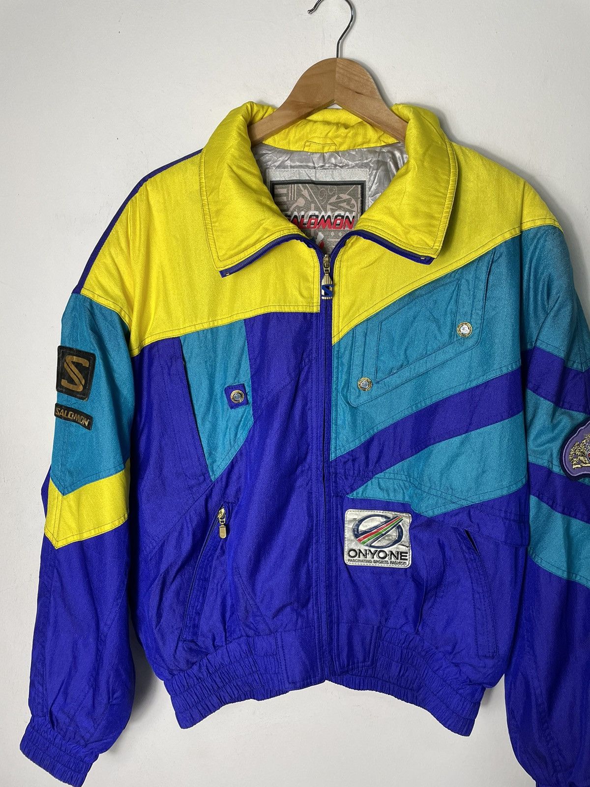 Vintage Salomon Ski Jacket Multicolor Winter Wear