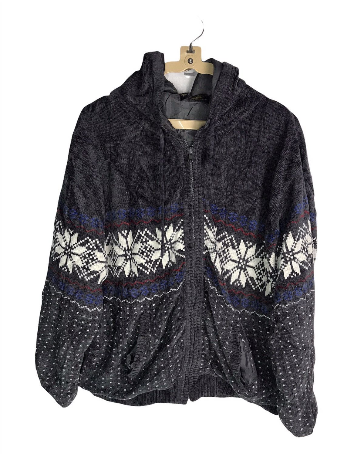 Japanese Brand Hoodie knit sweatshirt printed zipper by fogaty house Size US M / EU 48-50 / 2 - 1 Thumbnail