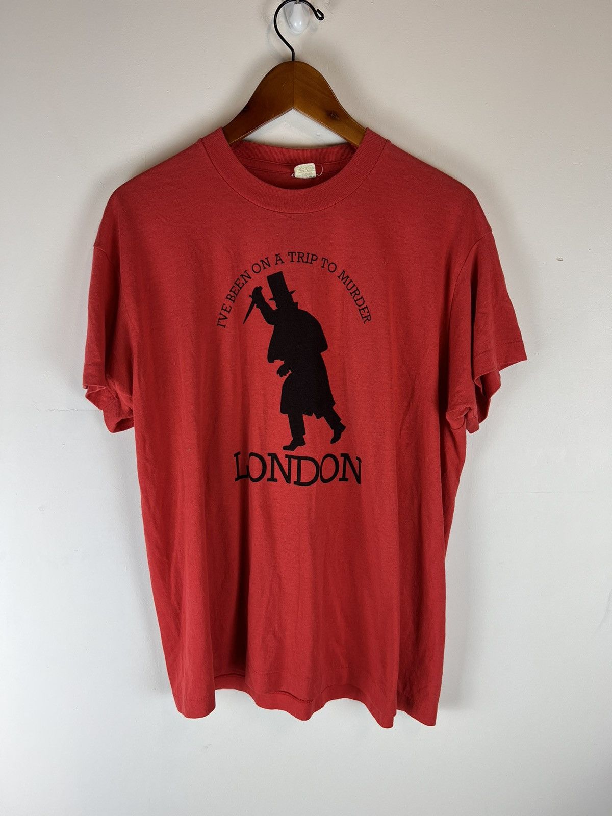 Vintage Vintage Ive been on a trip to murder london tee Size US L / EU 52-54 / 3 - 1 Thumbnail