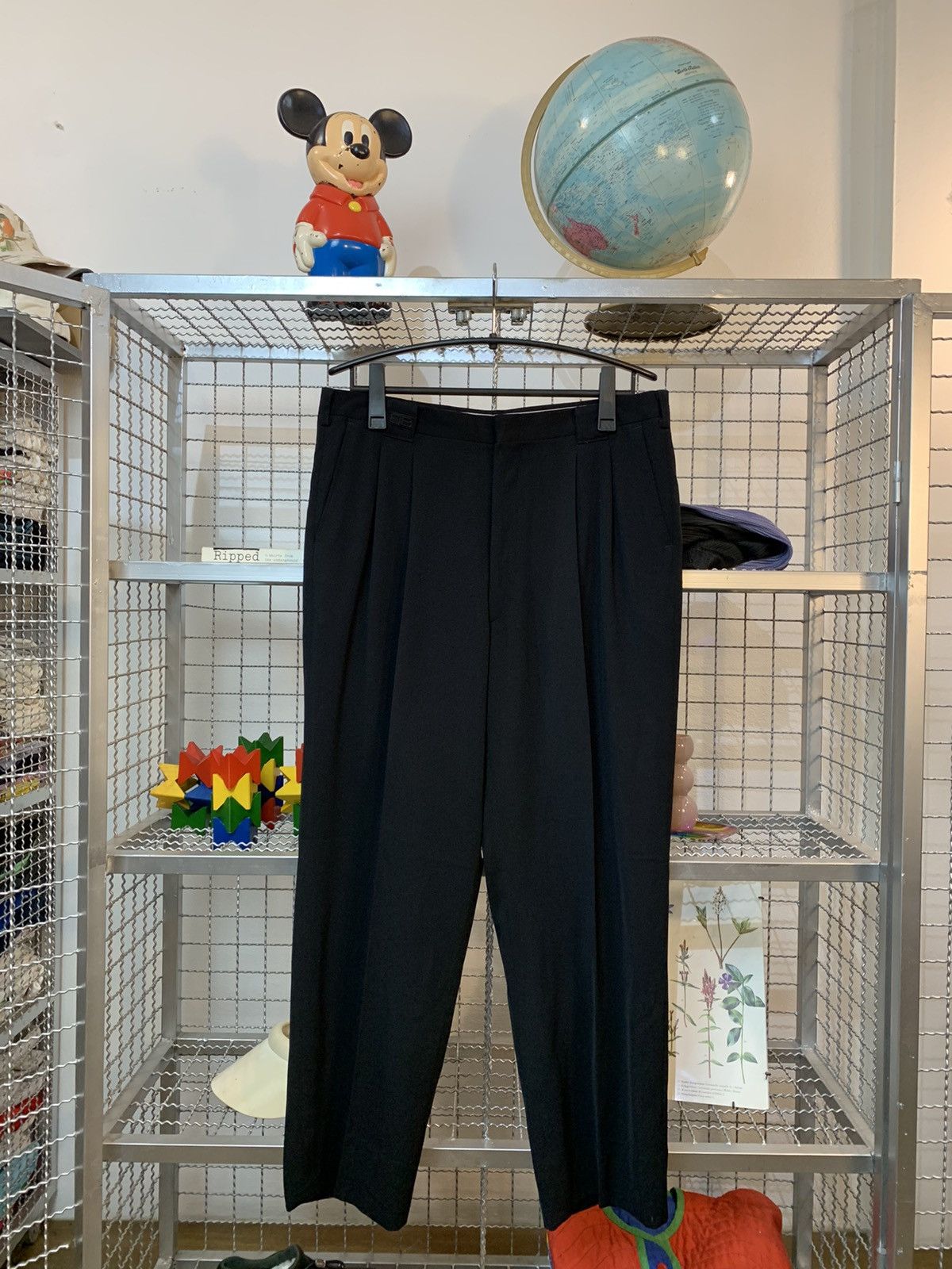 image of Balenciaga Vintage Pants in Black, Men's (Size 36)