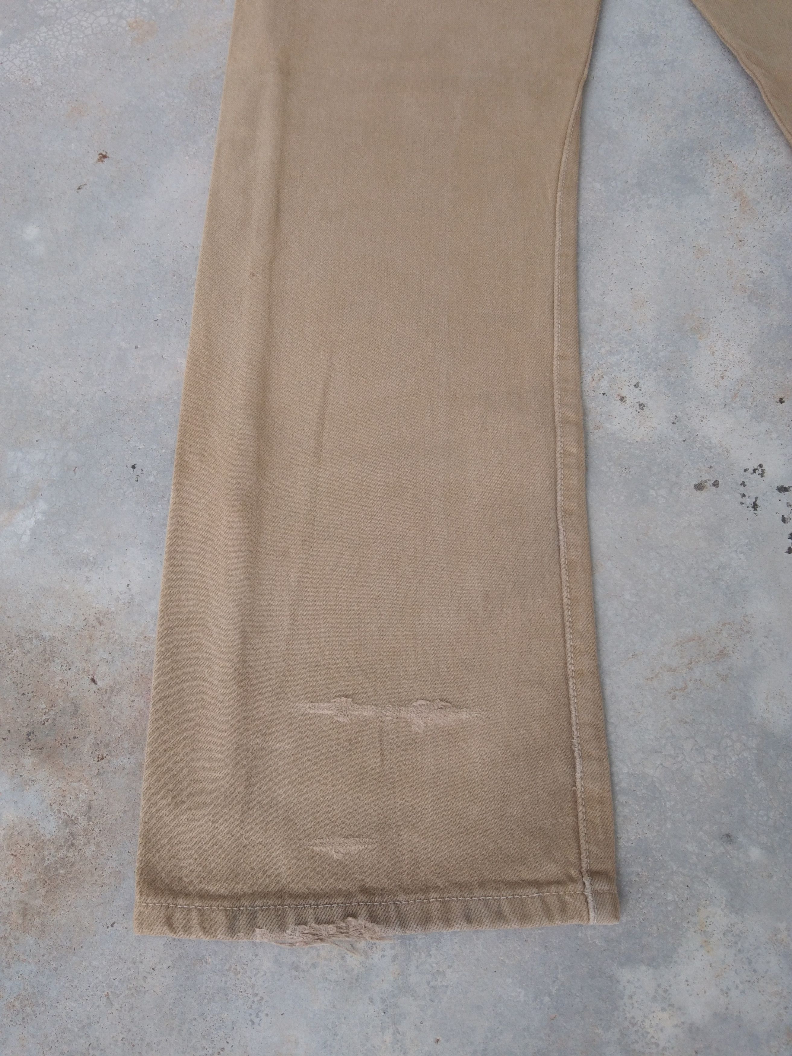 Levi's Vintage Levi's 501 Straight Leg Distressed Jeans 33x30 Size US 33 - 3 Thumbnail