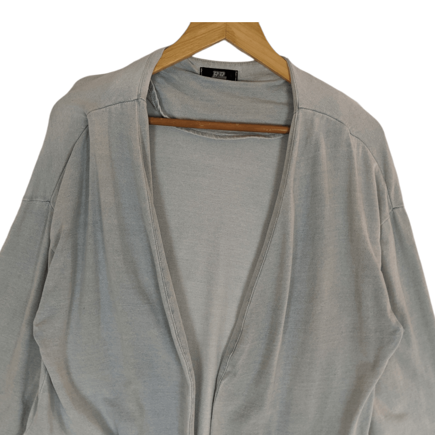 Japanese Brand Japan RYU RYU Overlap Long Light Cotton Coat Without Button Size US M / EU 48-50 / 2 - 4 Thumbnail