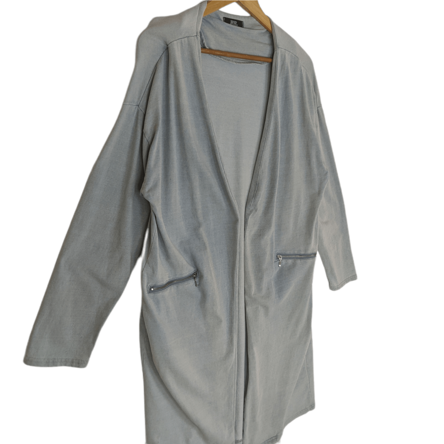 Japanese Brand Japan RYU RYU Overlap Long Light Cotton Coat Without Button Size US M / EU 48-50 / 2 - 3 Thumbnail