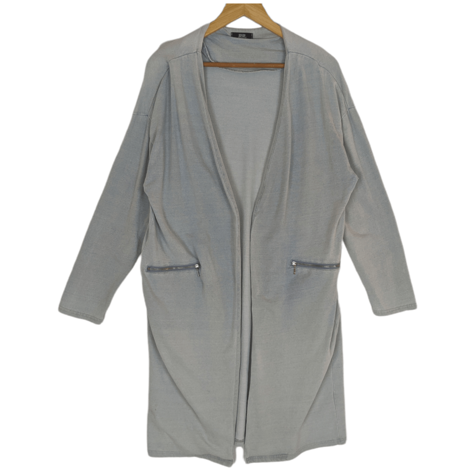 Japanese Brand Japan RYU RYU Overlap Long Light Cotton Coat Without Button Size US M / EU 48-50 / 2 - 2 Thumbnail