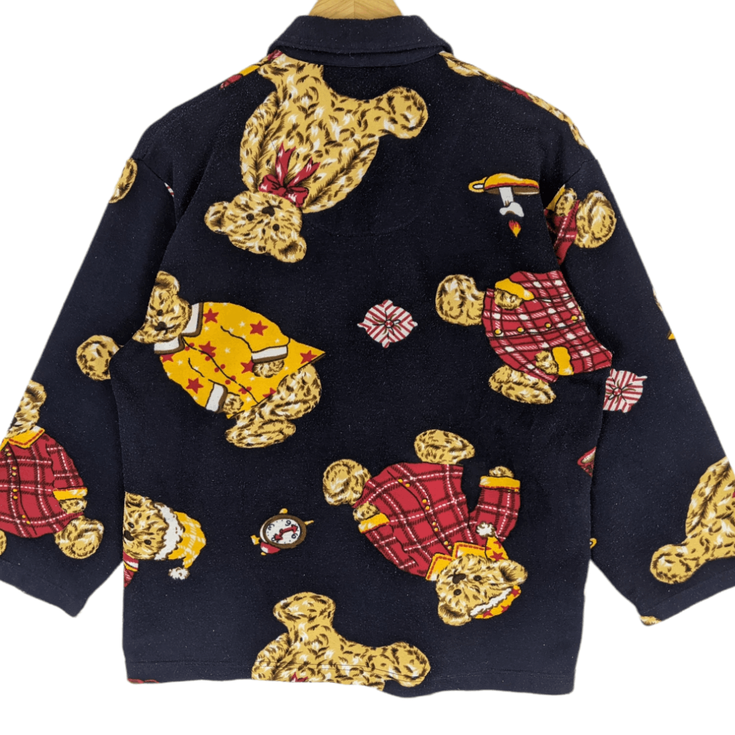 Japanese Brand Japan ELLE CHANTE Polo Bear Full Print Button Up Jacket Size US M / EU 48-50 / 2 - 7 Thumbnail