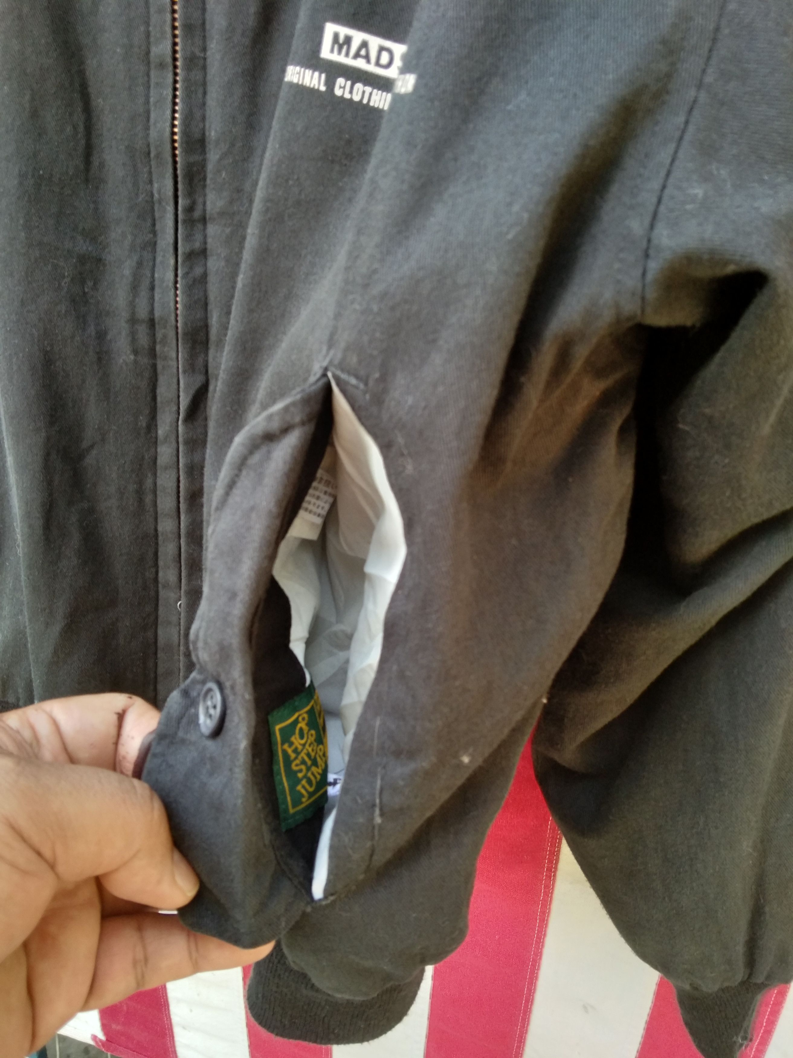 Japanese Brand × Vintage VINTAGE MAD STATION BOMBER JACKET REVERSIBLE Size US M / EU 48-50 / 2 - 8 Thumbnail