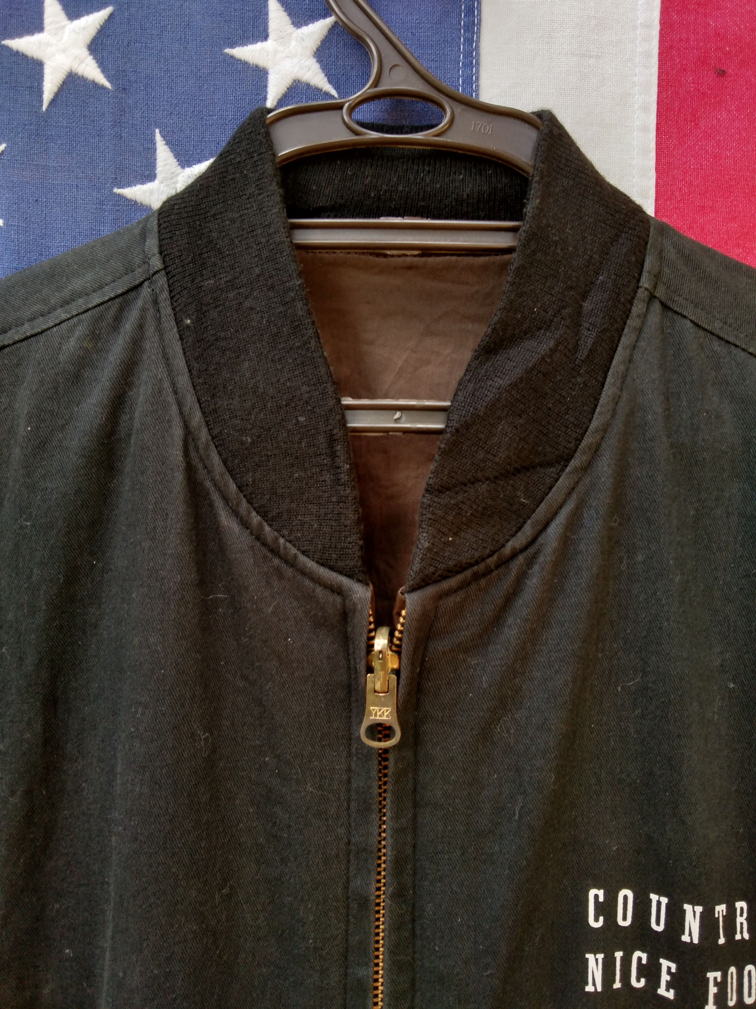Japanese Brand × Vintage VINTAGE MAD STATION BOMBER JACKET REVERSIBLE Size US M / EU 48-50 / 2 - 4 Thumbnail