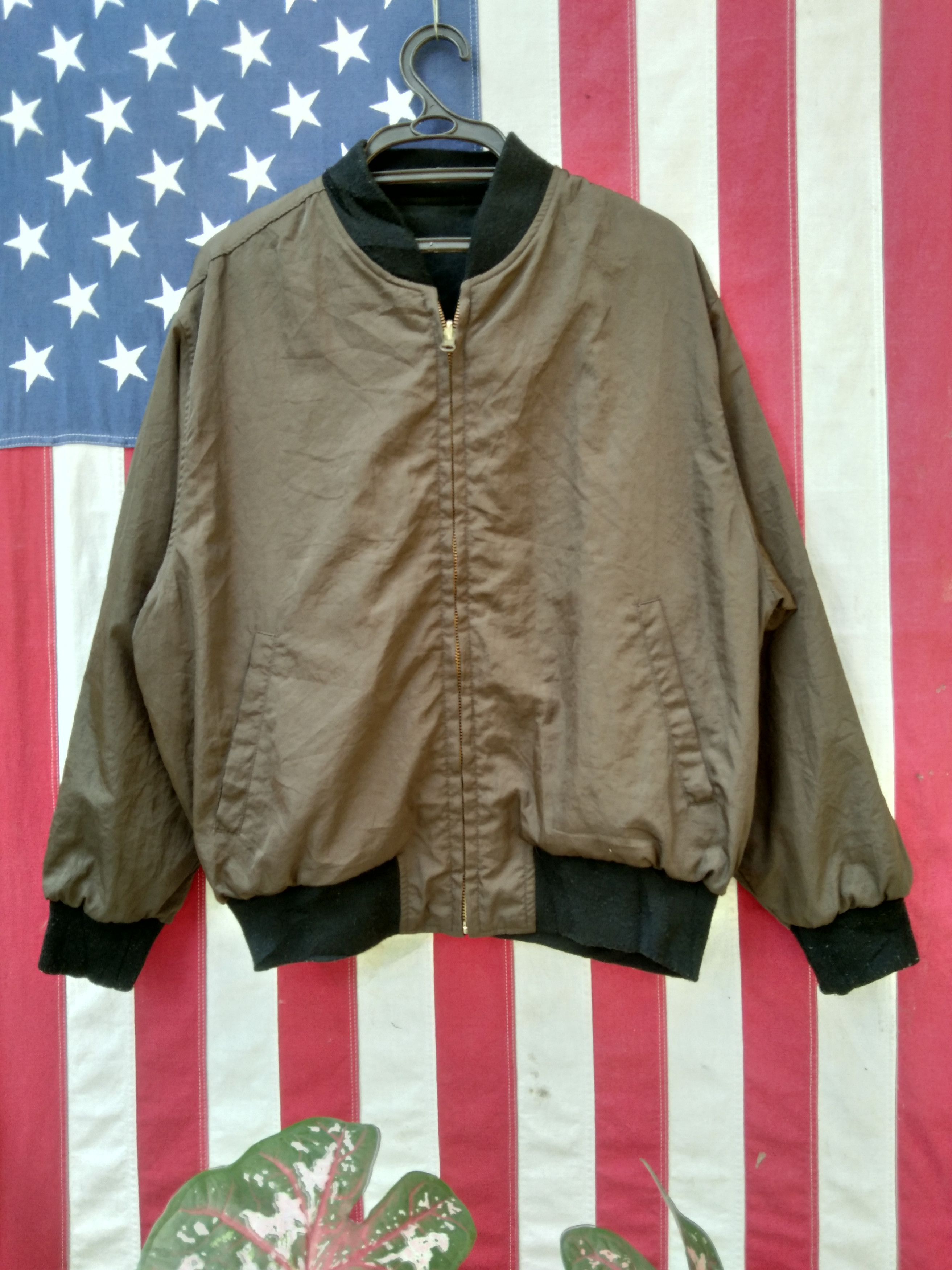 Japanese Brand × Vintage VINTAGE MAD STATION BOMBER JACKET REVERSIBLE Size US M / EU 48-50 / 2 - 7 Thumbnail