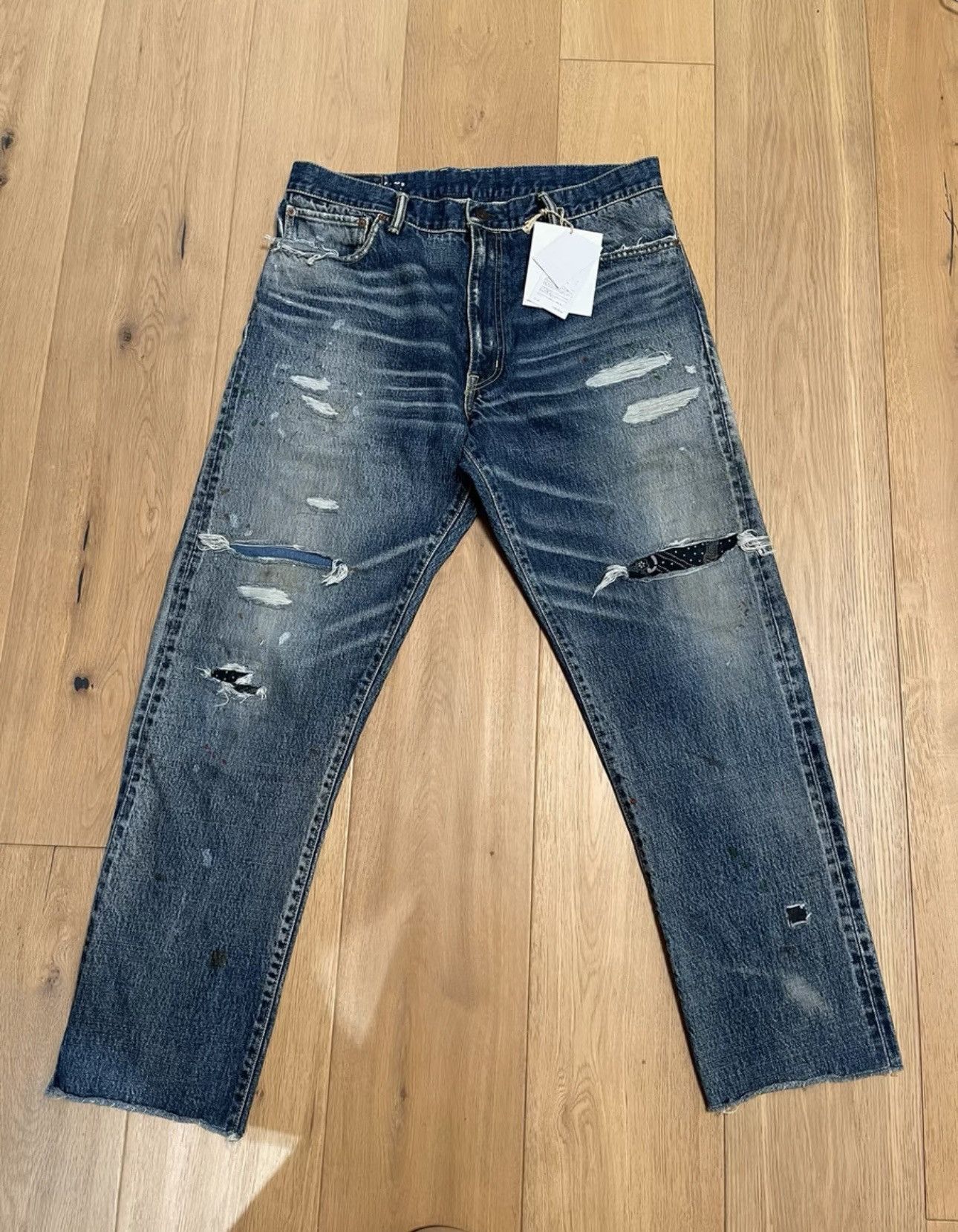 Visvim Visvim 22 ICT journeyman pants tacked crash | Grailed