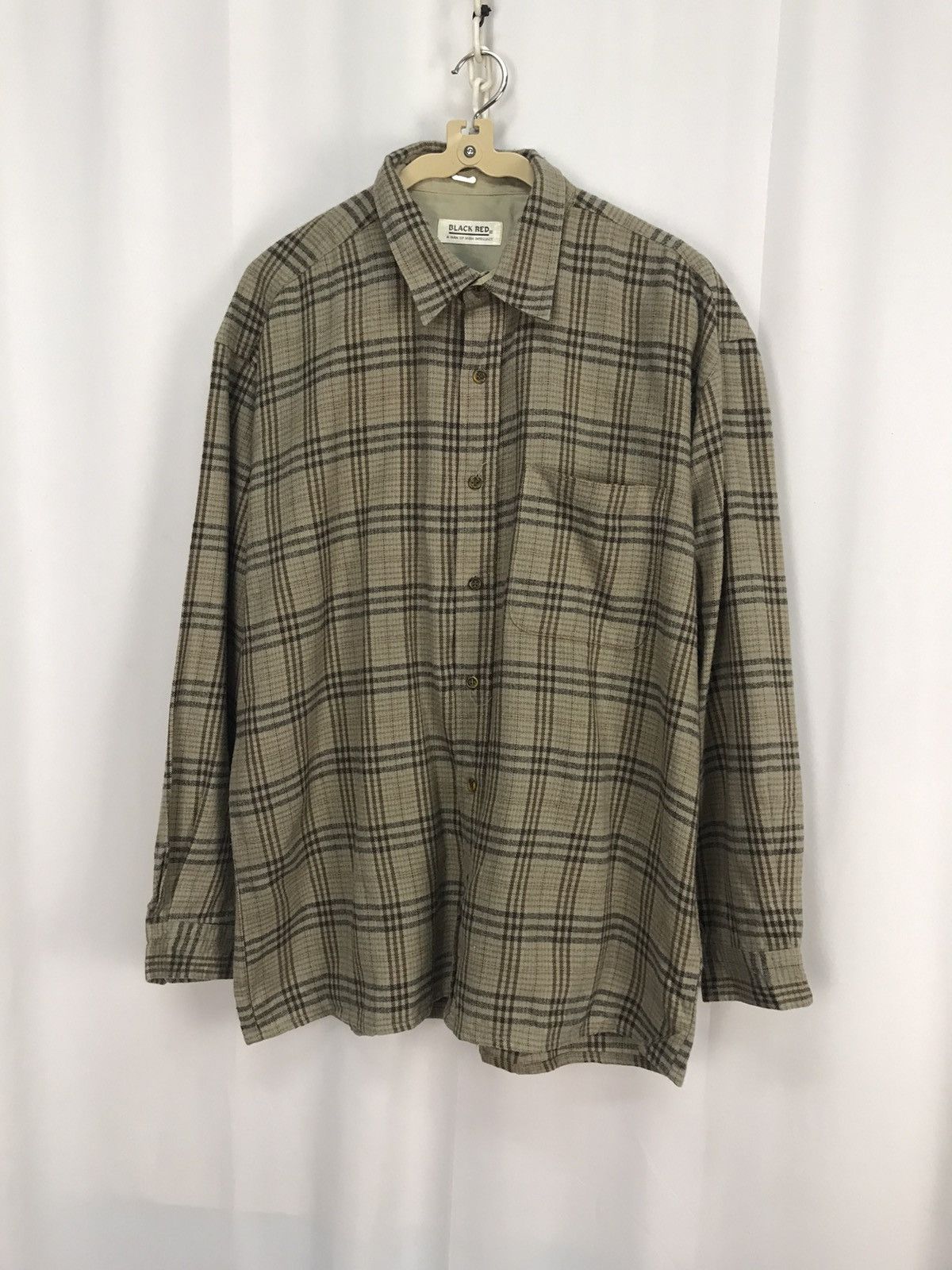 Flannel × Vintage Vintage black red button up shirt single pocket Size US M / EU 48-50 / 2 - 6 Thumbnail