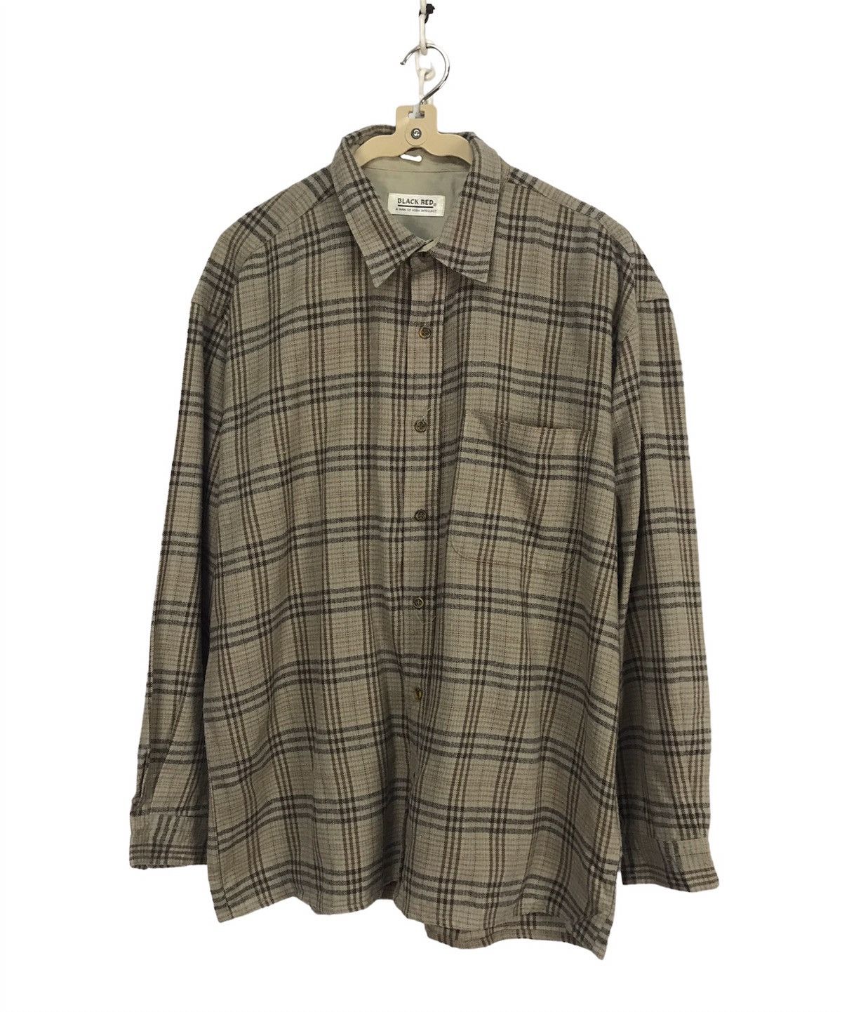 Flannel × Vintage Vintage black red button up shirt single pocket Size US M / EU 48-50 / 2 - 1 Thumbnail
