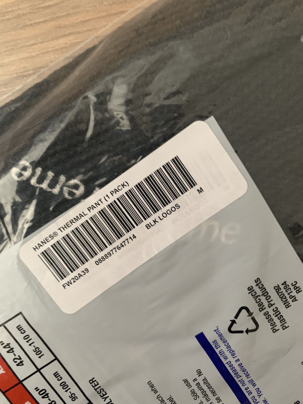 Hanes × Supreme Supreme Hanes Thermal Pant Size 32 - 2 Thumbnail