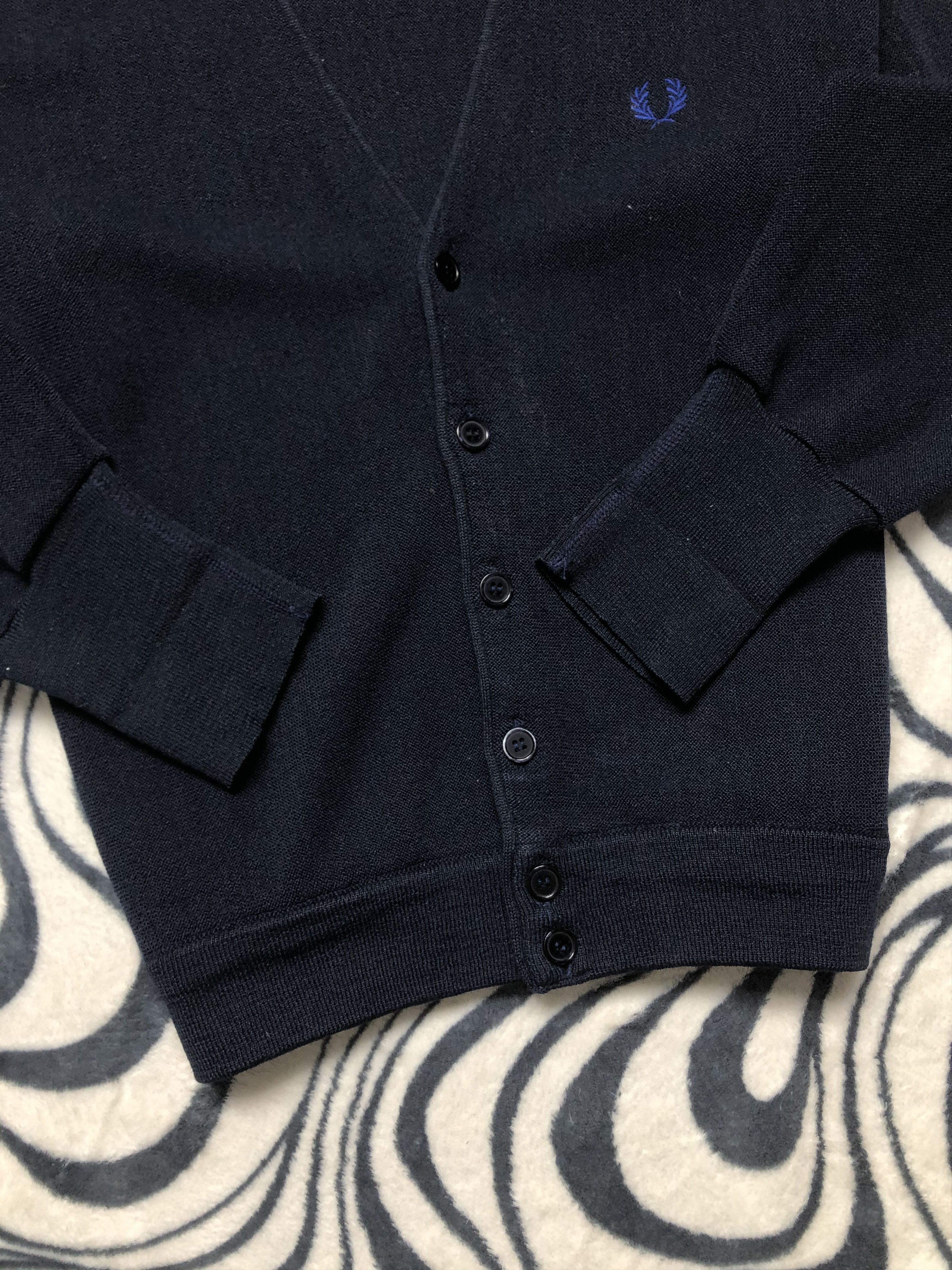 Fred Perry × Vintage Fred Perry Vintage Mens Cardigan Size US M / EU 48-50 / 2 - 3 Thumbnail
