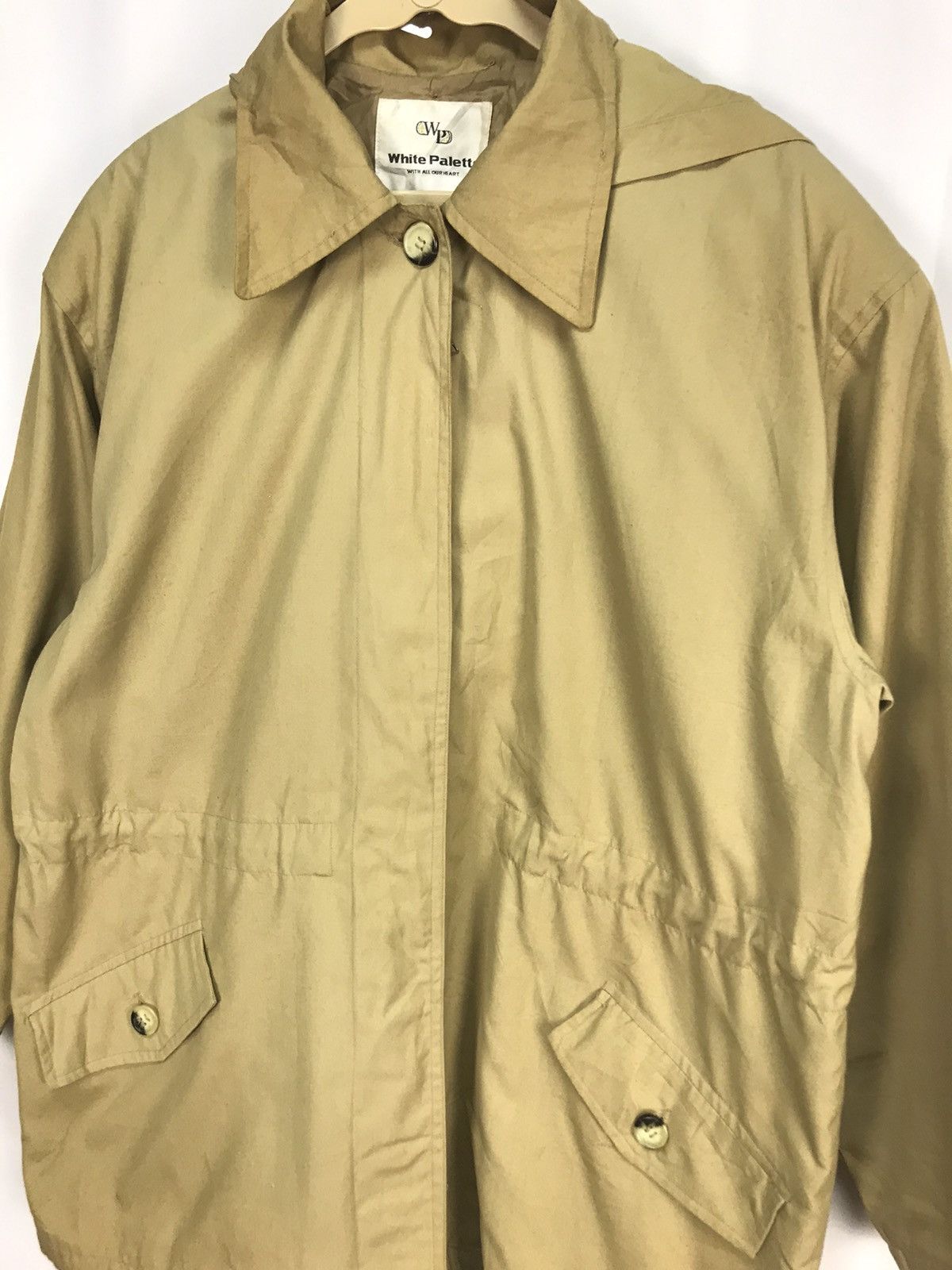 Japanese Brand × Vintage White palette zipper jacket with hoodie Size US L / EU 52-54 / 3 - 6 Thumbnail