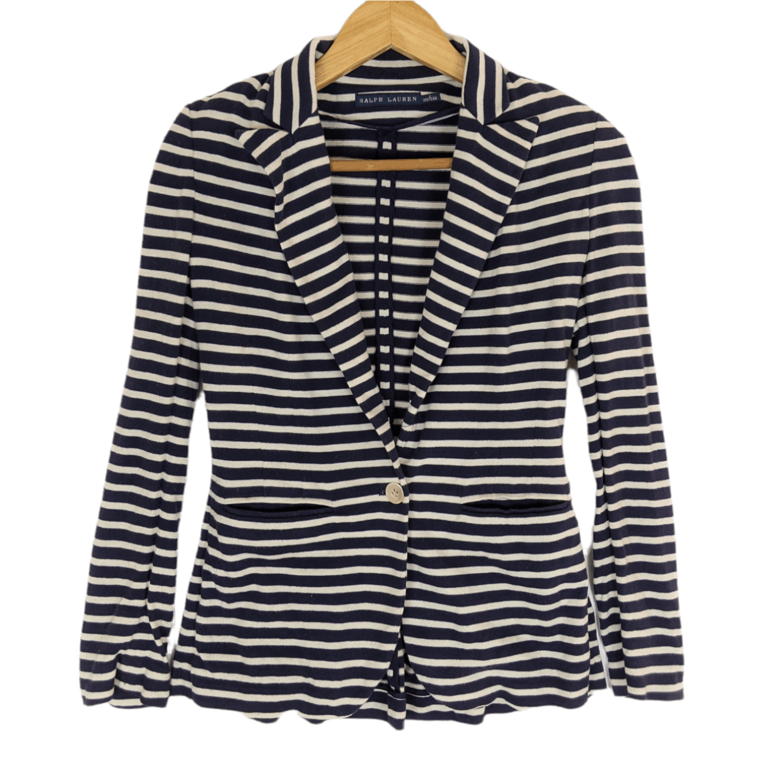 Ralph Lauren RALPH LAUREN Striped Smart Casual Blazer Size S / US 4 / IT 40 - 2 Thumbnail