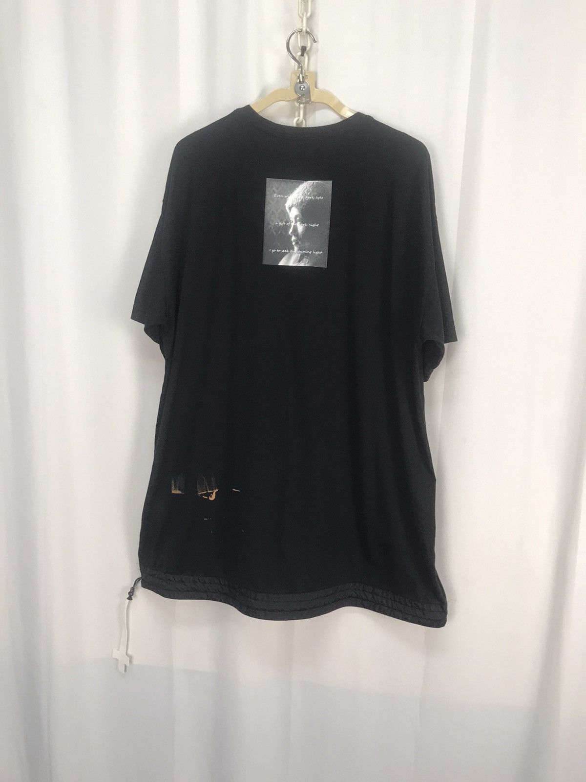 Japanese Brand Back in black printed tshirt by devil nut under the flag Size US L / EU 52-54 / 3 - 11 Thumbnail