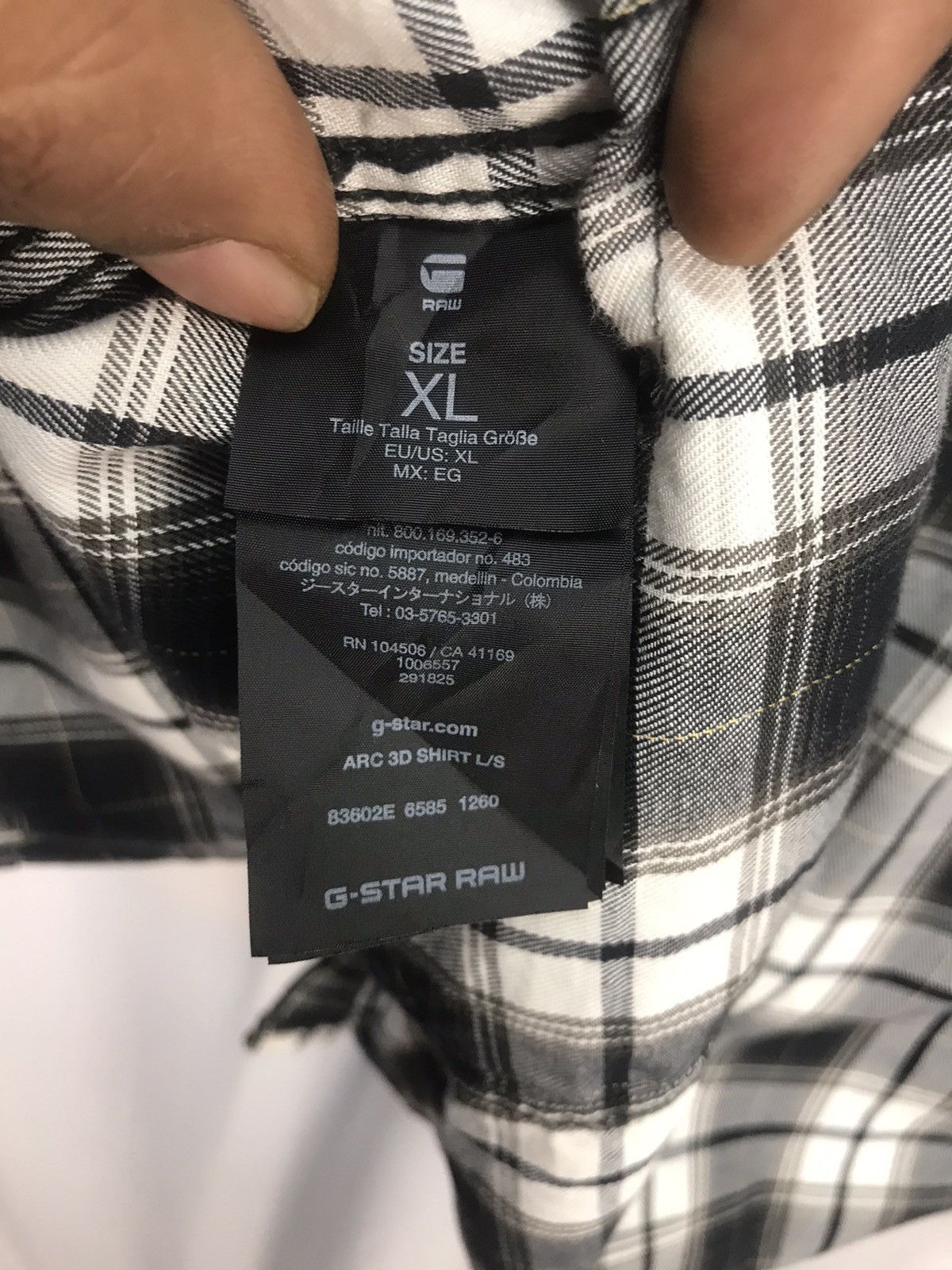Flannel × G-Star G-star raw button up flannel shirt Size US L / EU 52-54 / 3 - 4 Thumbnail