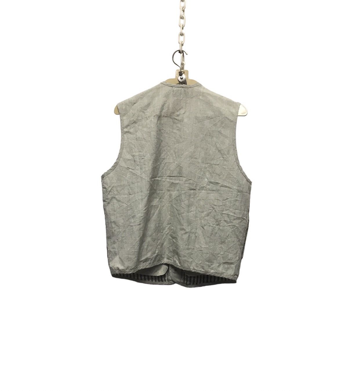 Japanese Brand × Vintage Embroidered logo button up vest by baffone Size US M / EU 48-50 / 2 - 7 Thumbnail