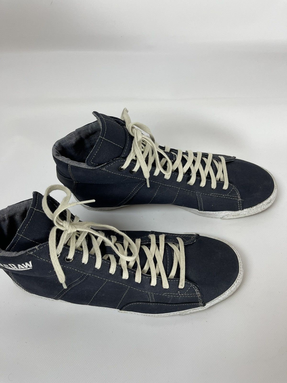 G-Star G-STAR RAW Rampart Jinks Hi Denim hi-top sneakers Size US 12 / EU 45 - 2 Thumbnail