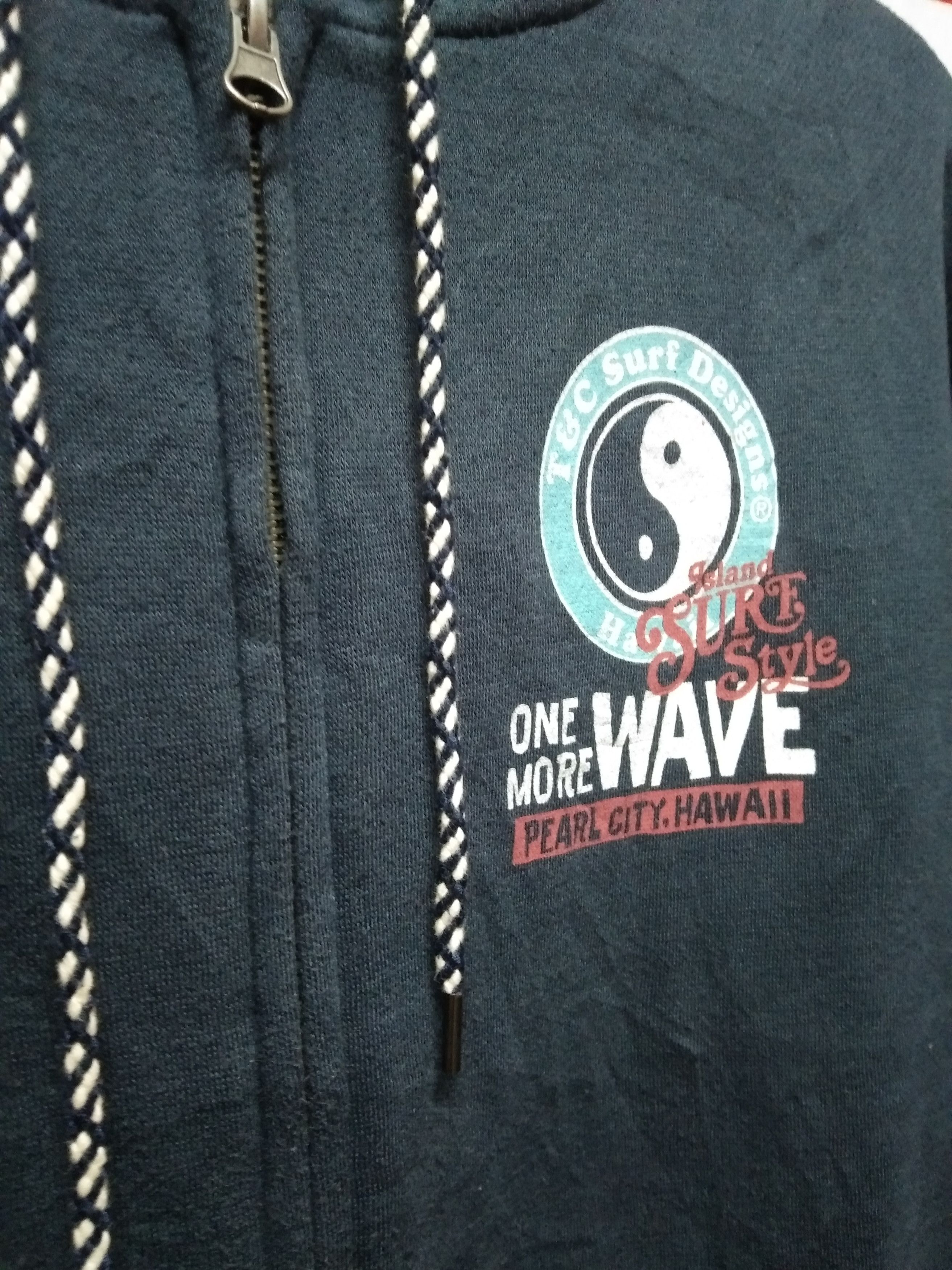 Vintage T&C SURF DESIGN SWEATER HOODIE Size US L / EU 52-54 / 3 - 13 Thumbnail