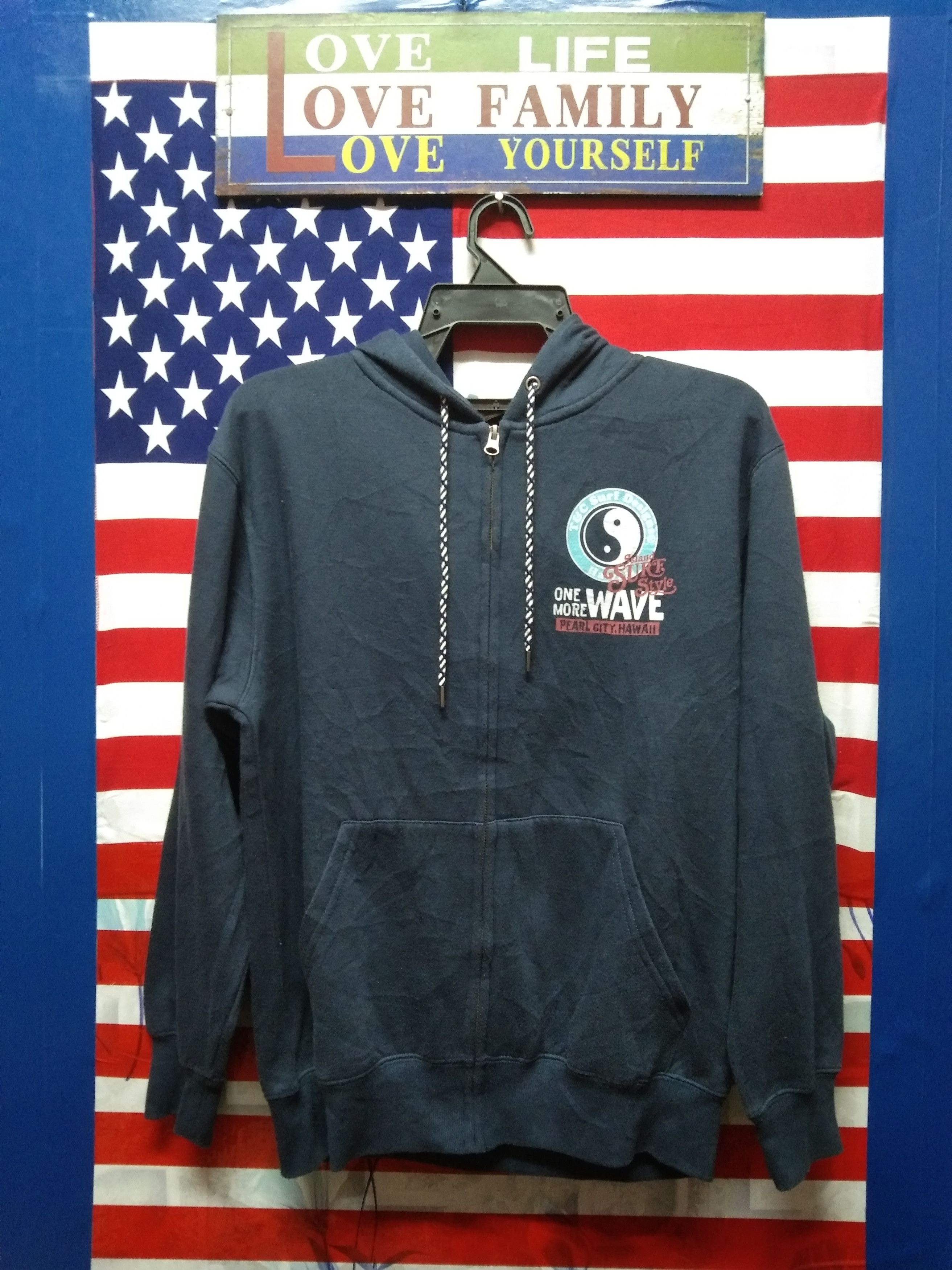 Vintage T&C SURF DESIGN SWEATER HOODIE Size US L / EU 52-54 / 3 - 3 Thumbnail
