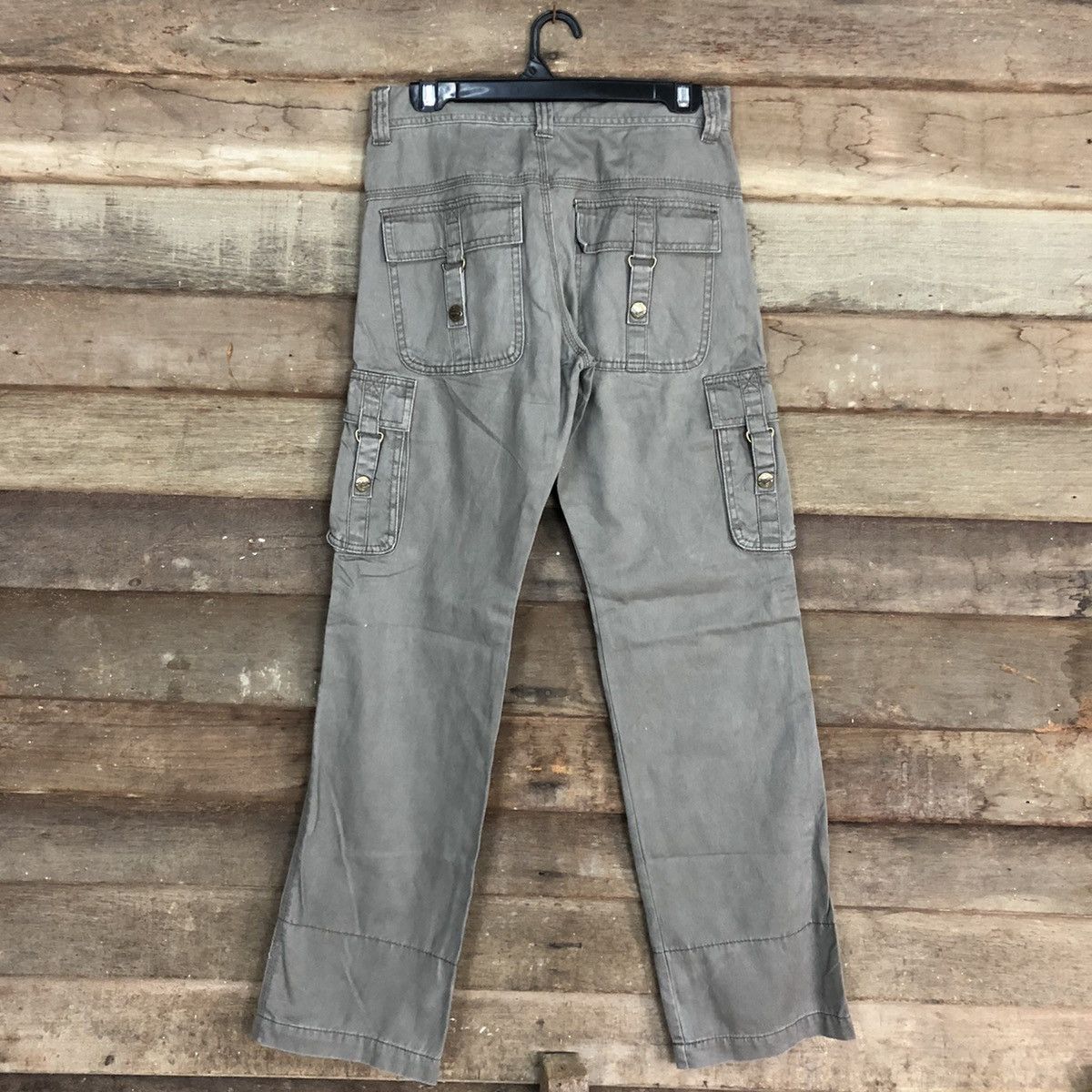 Japanese Brand Master Worker faded Grey Multipocket Cargo Pants #3377 Size US 29 - 10 Thumbnail