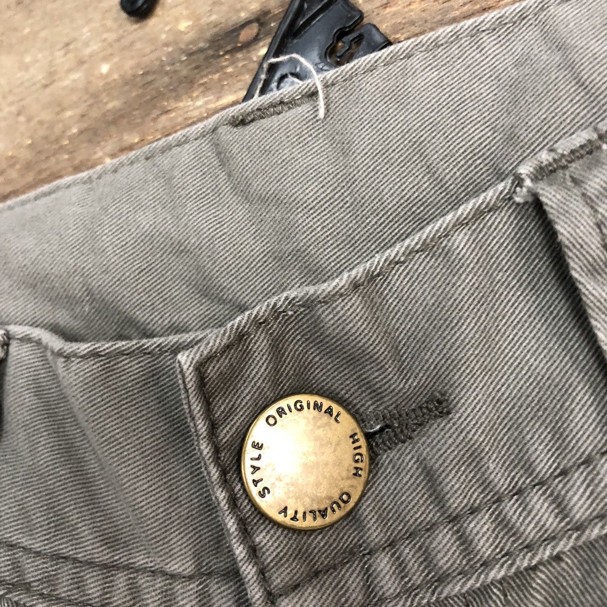 Japanese Brand Master Worker faded Grey Multipocket Cargo Pants #3377 Size US 29 - 8 Thumbnail