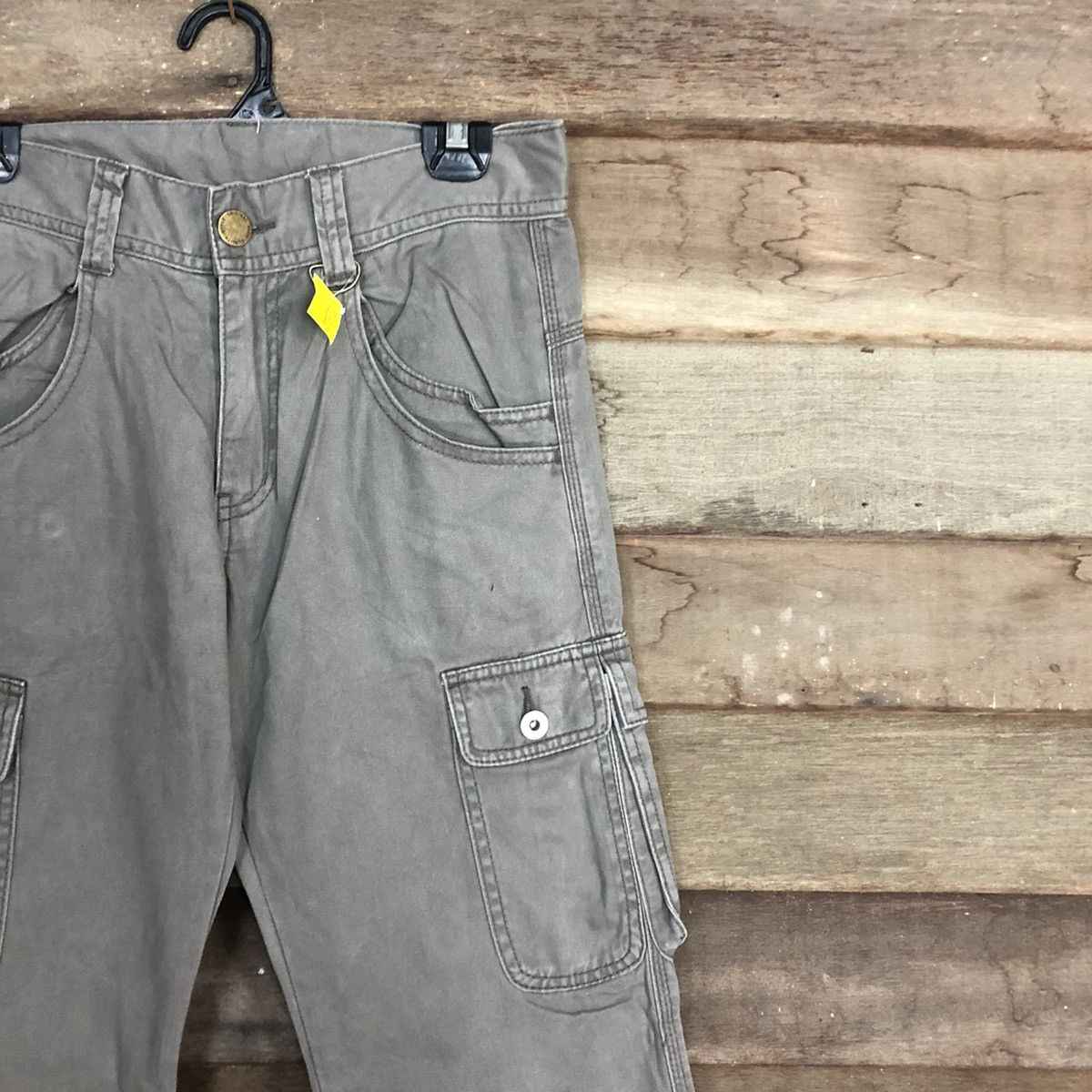 Japanese Brand Master Worker faded Grey Multipocket Cargo Pants #3377 Size US 29 - 5 Thumbnail