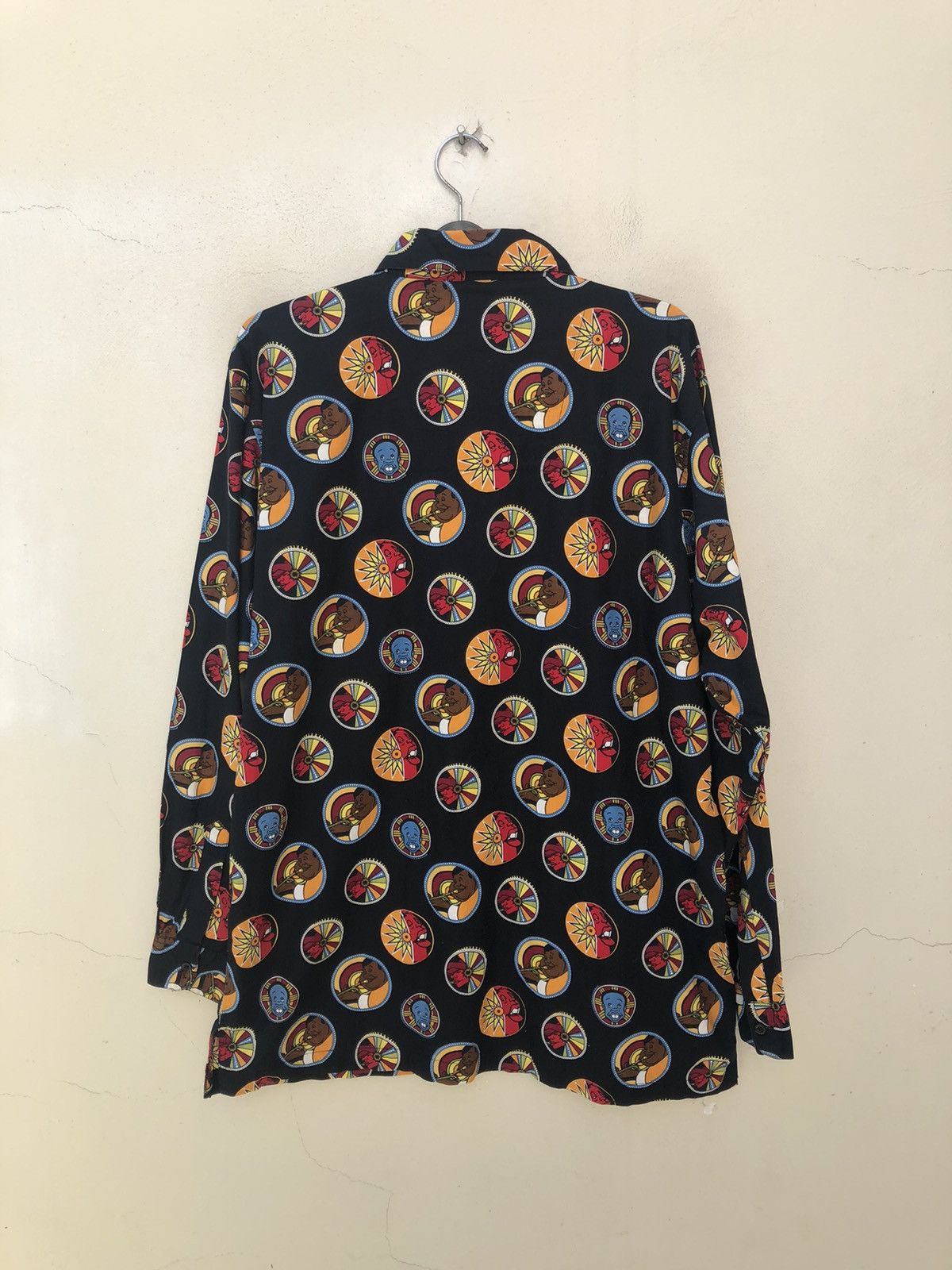 Fubu Vintage 90s Platinum FUBU All Printed Oversized LS Shirt Size US L / EU 52-54 / 3 - 10 Thumbnail
