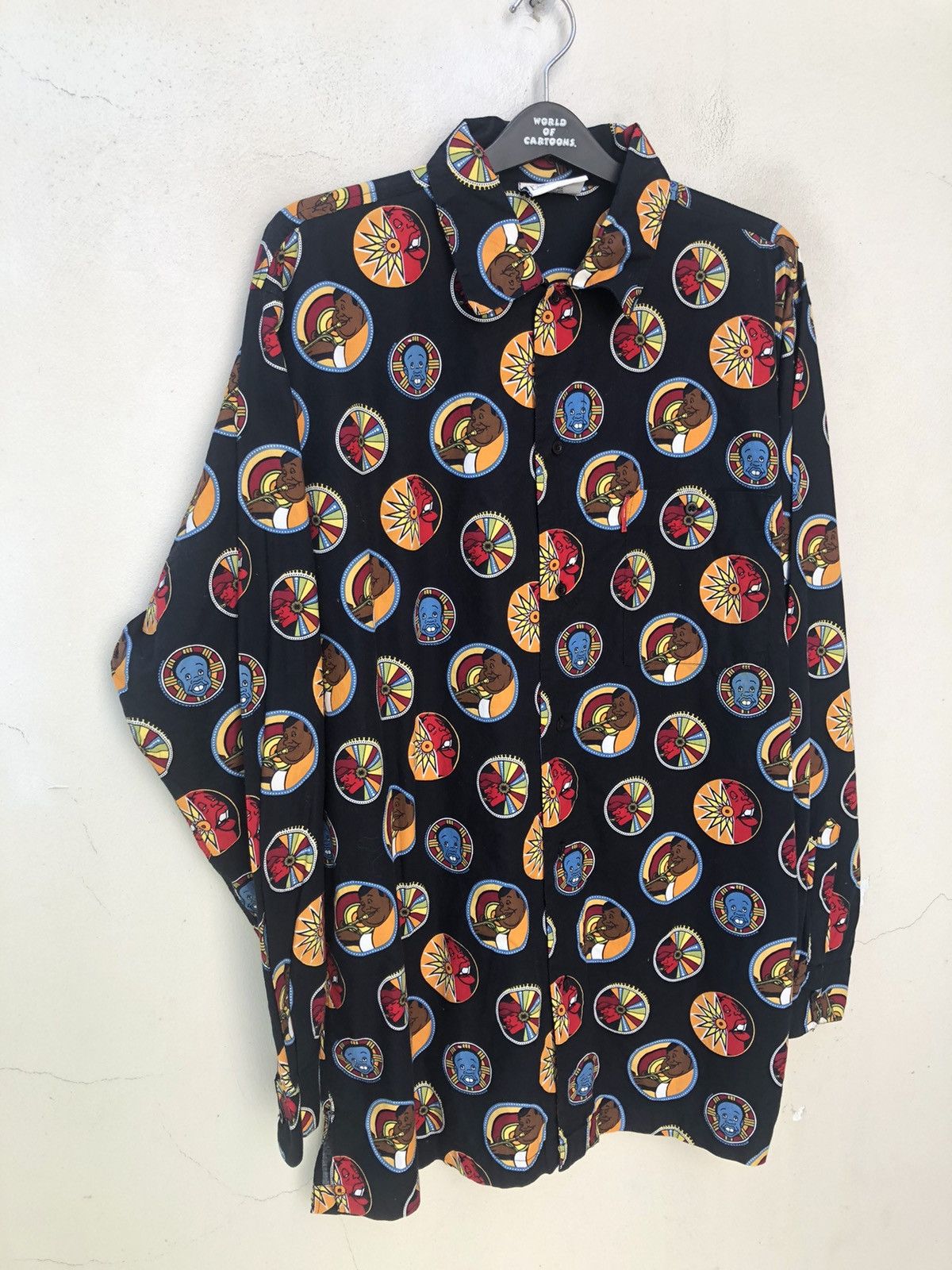 Fubu Vintage 90s Platinum FUBU All Printed Oversized LS Shirt Size US L / EU 52-54 / 3 - 7 Thumbnail