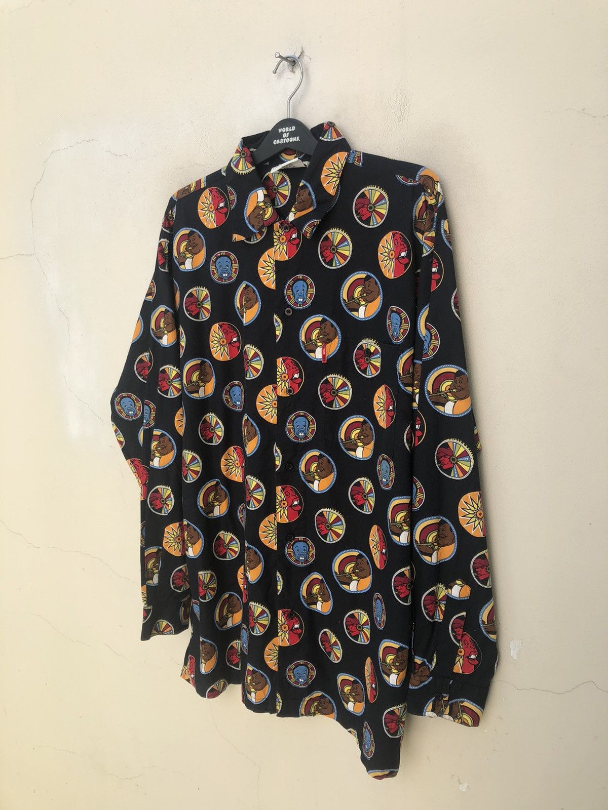 Fubu Vintage 90s Platinum FUBU All Printed Oversized LS Shirt Size US L / EU 52-54 / 3 - 6 Thumbnail