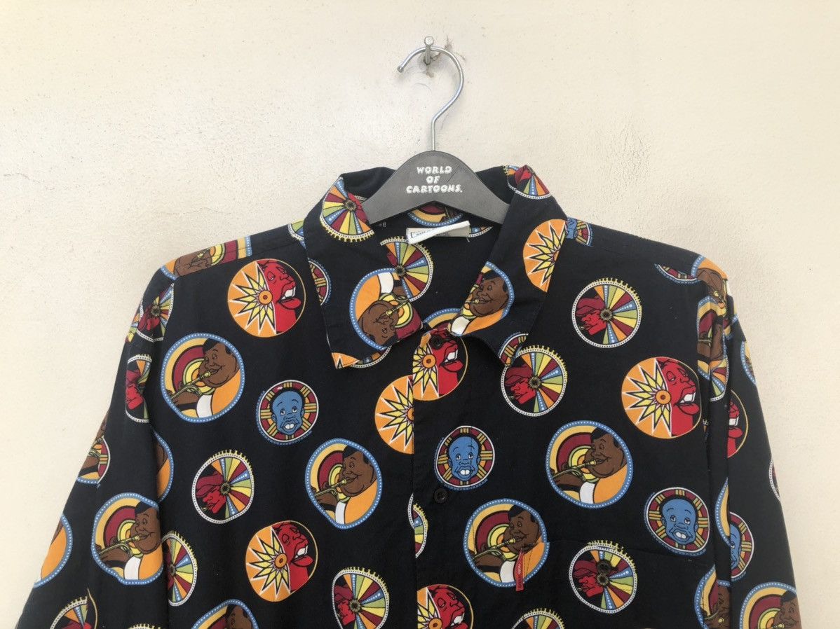 Fubu Vintage 90s Platinum FUBU All Printed Oversized LS Shirt Size US L / EU 52-54 / 3 - 2 Thumbnail